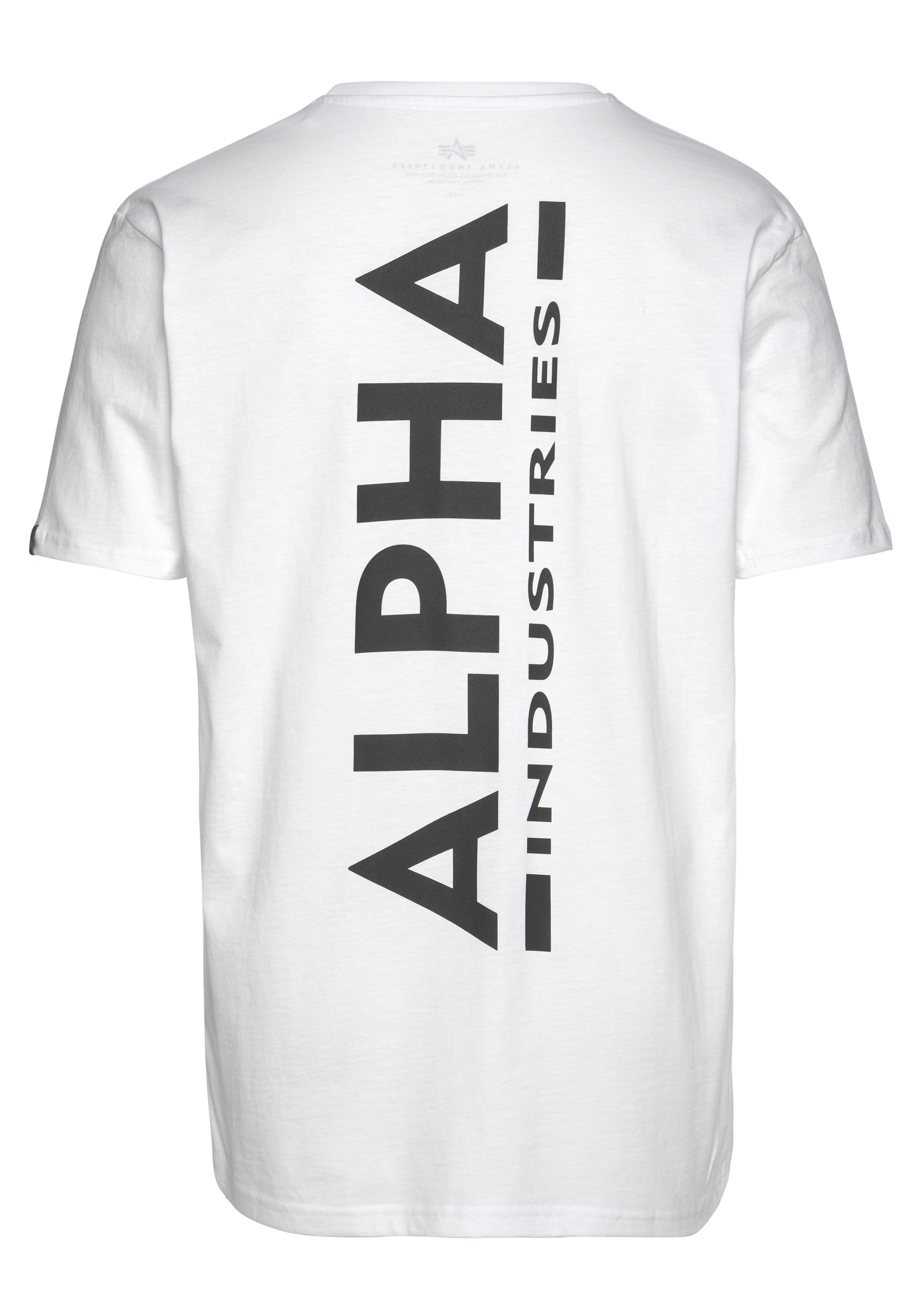 T« Alpha »Backprint Rundhalsshirt online Industries kaufen