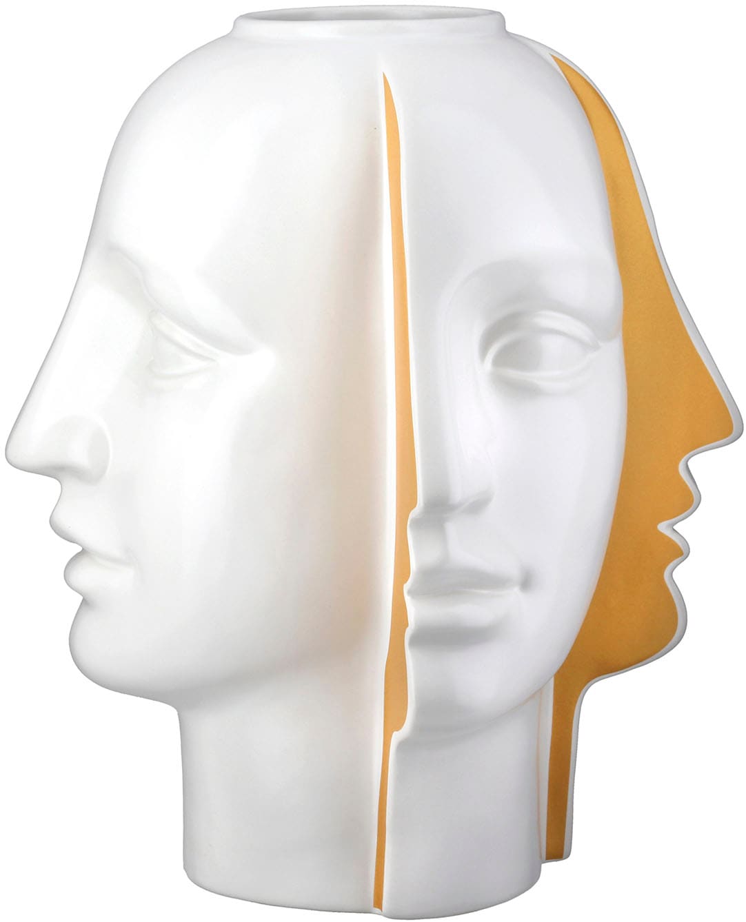 GILDE Tischvase »Vase Gesicht Facial weiß H. 28 cm«, (1 St.) günstig online kaufen