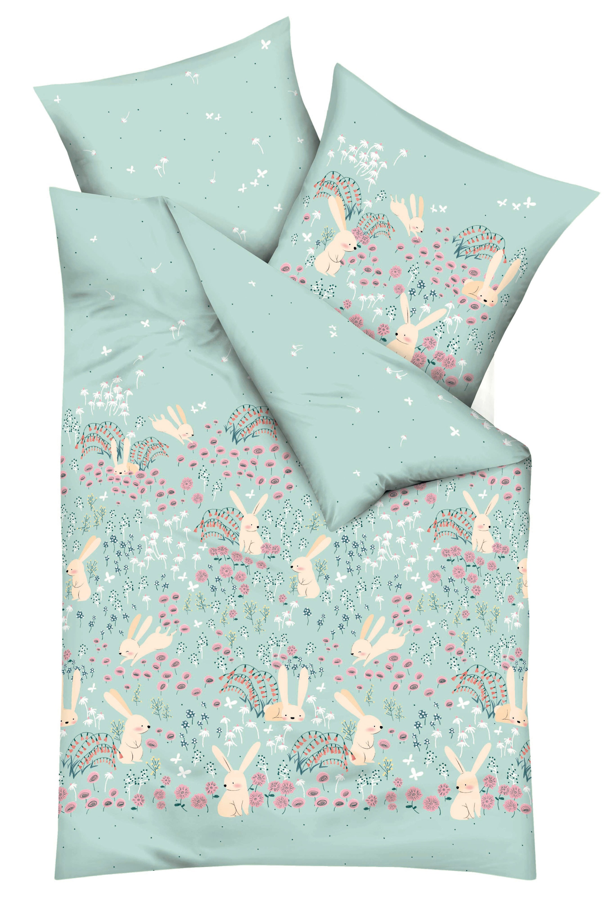 Kaeppel Kinderbettwäsche »Bunnys« 2 Stk. tlg. Mit Hasen günstig online kaufen