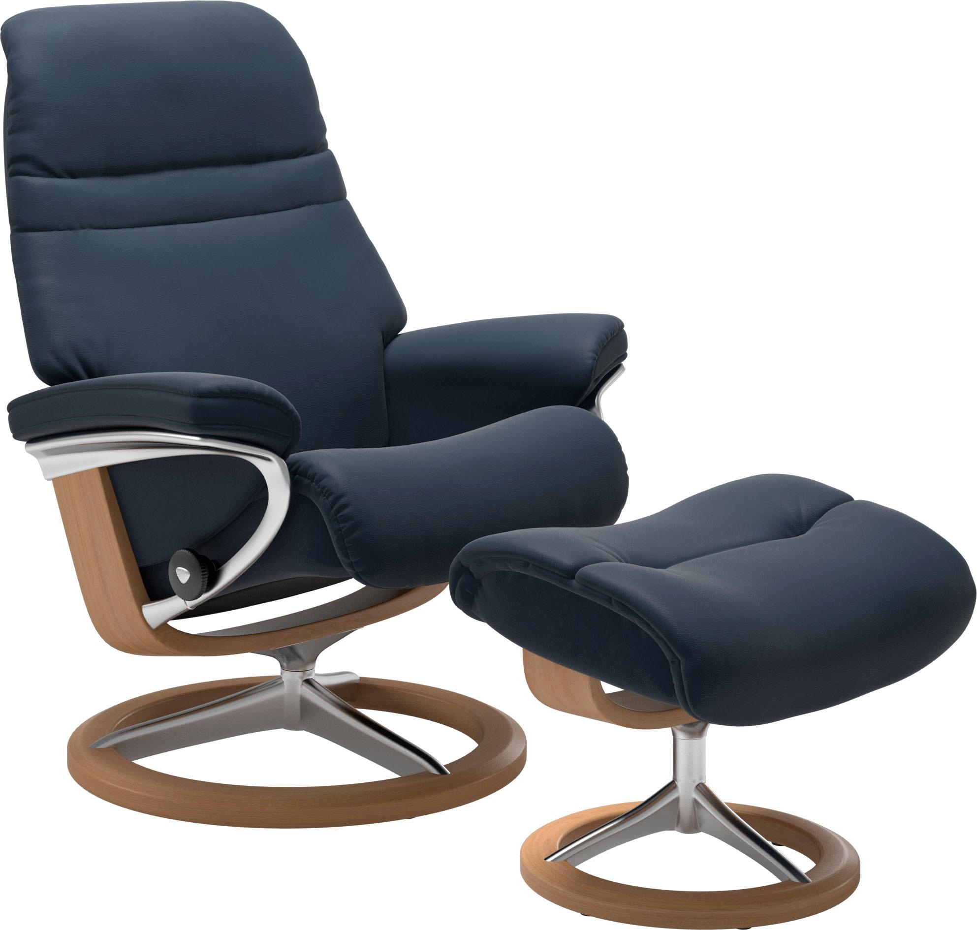 Stressless® Relaxsessel »Sunrise« Relaxsessel mit Hocker, mit Signature Bas günstig online kaufen