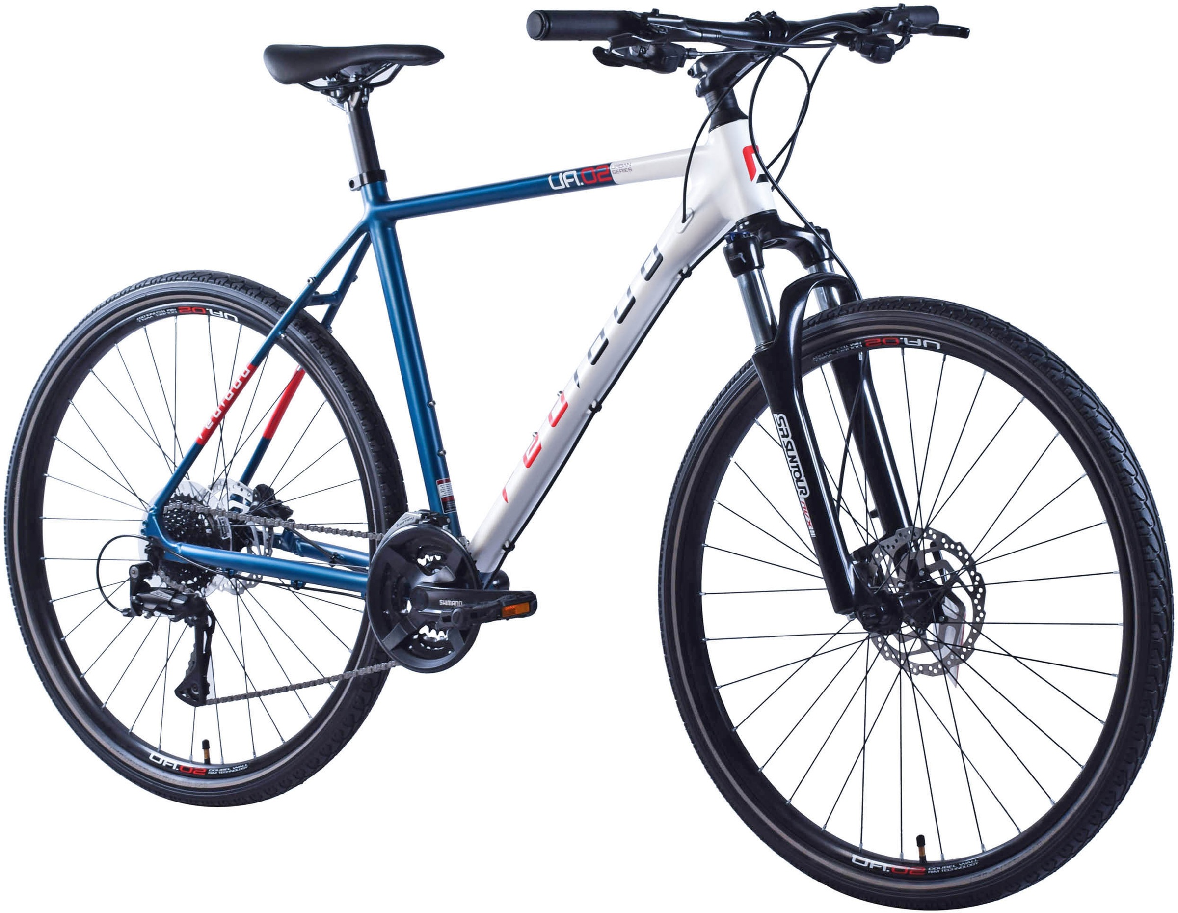 REDLOUD Cityrad »UA.02«, 24 Gang, Shimano, Shimano Acera Schaltwerk, Kettenschaltung
