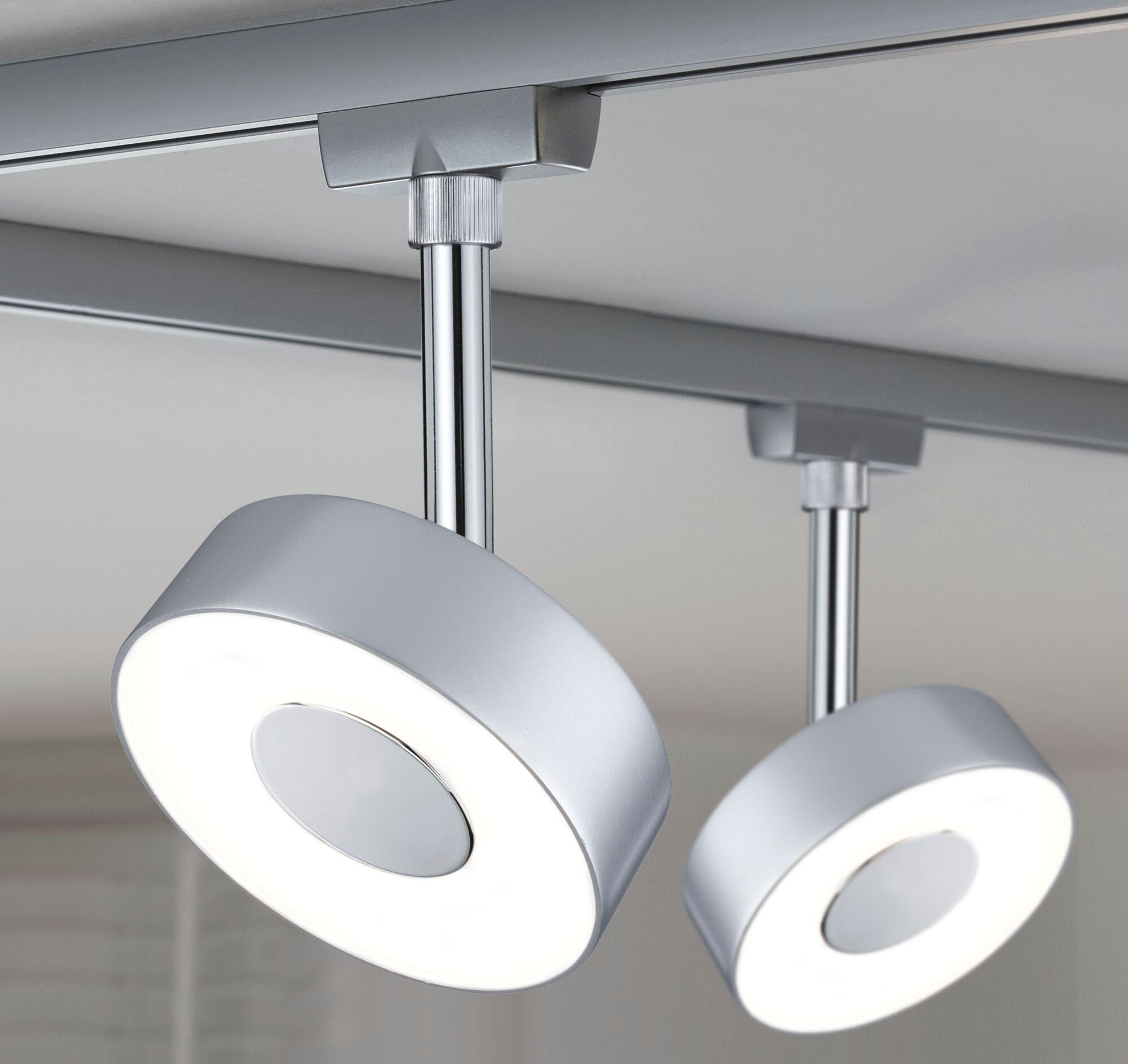 Paulmann Schienensystem-Leuchten »URail Spot Circle 1x5W 3000K 230V«, (1 tlg.), 3-Step-Dimmbar