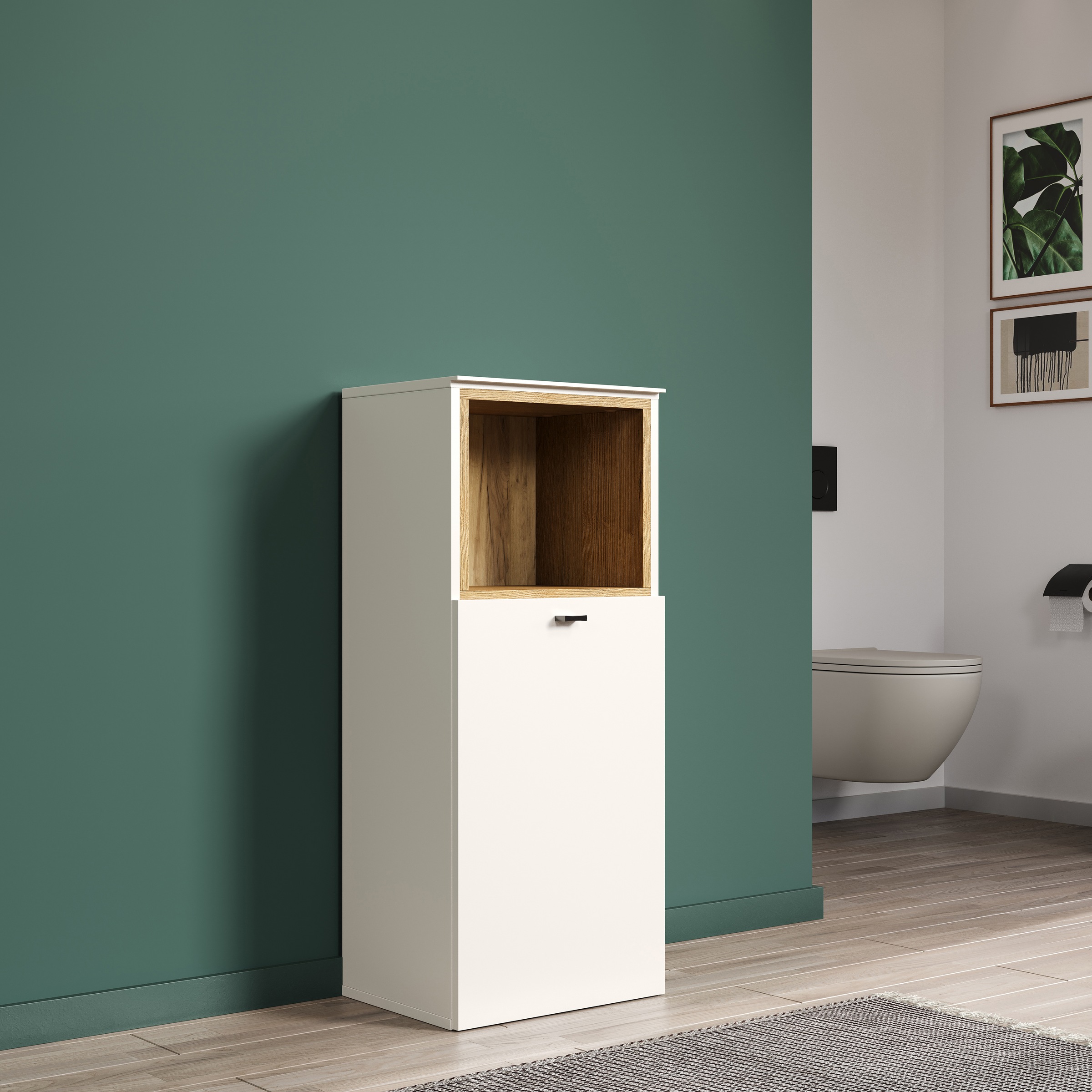 welltime Unterschrank »San Pedro«, (1 St.), Standschrank mit Soft-Close Funktion - (B/T/H) 40/31/95 cm
