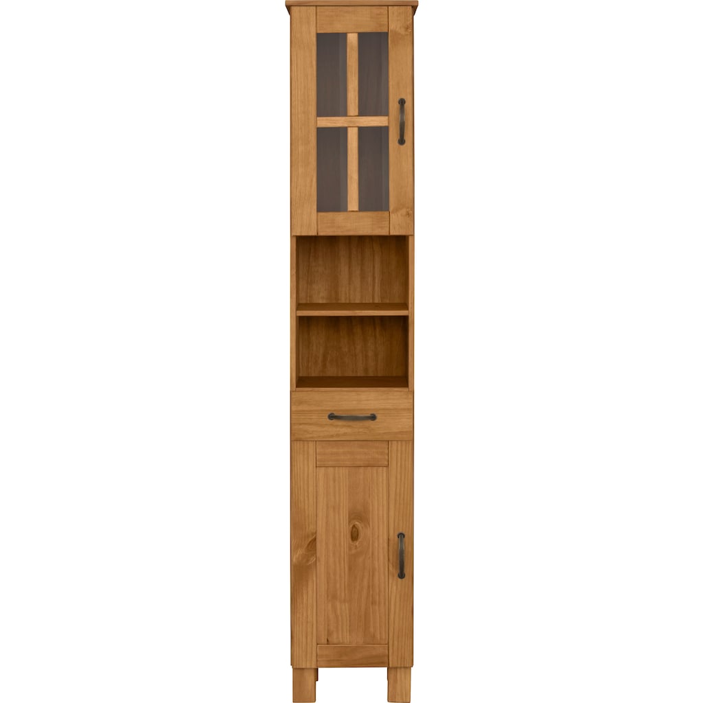 Home affaire Hochschrank »Rodby«, FSC®-zertifiziertes Massivholz, Breite 33 cm, Höhe 180 cm