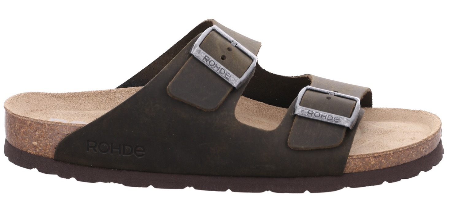 Rohde Pantolette »Grado«, Sommerschuh, Schlappen, Poolslides, ergonomisch geformtes Fußbett