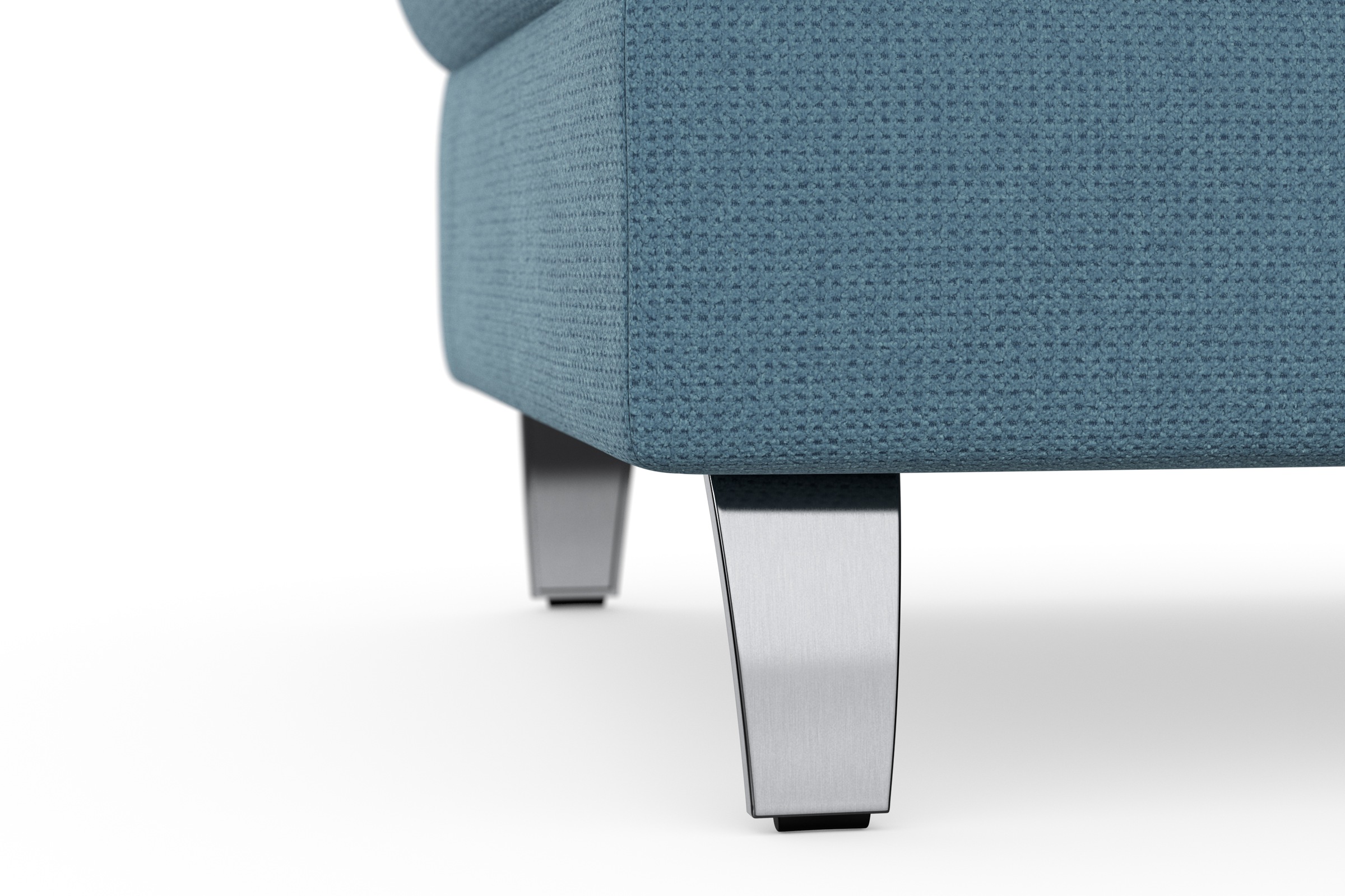 sit&more Stauraumhocker »Grenoble«, mit Stauraum und satinierten Füßen