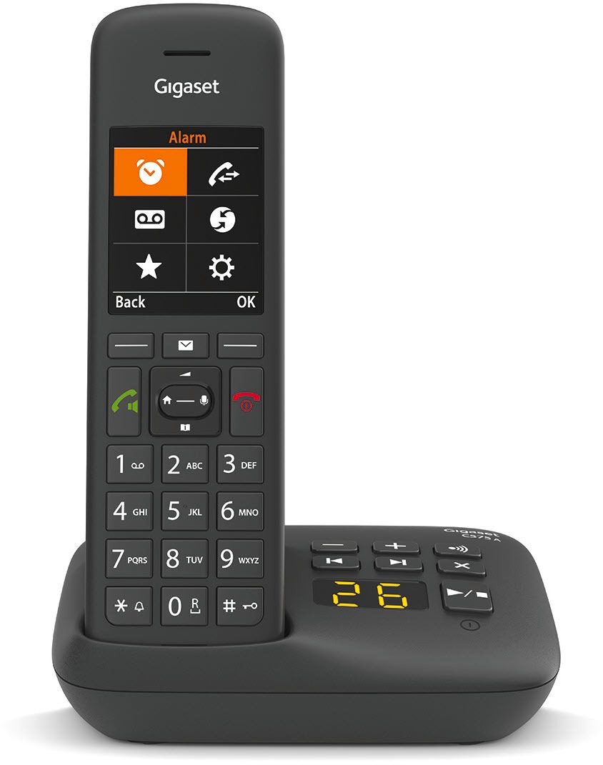 Gigaset Schnurloses DECT-Telefon »C575A«, (Mobilteile: 1), Anrufbeantworter