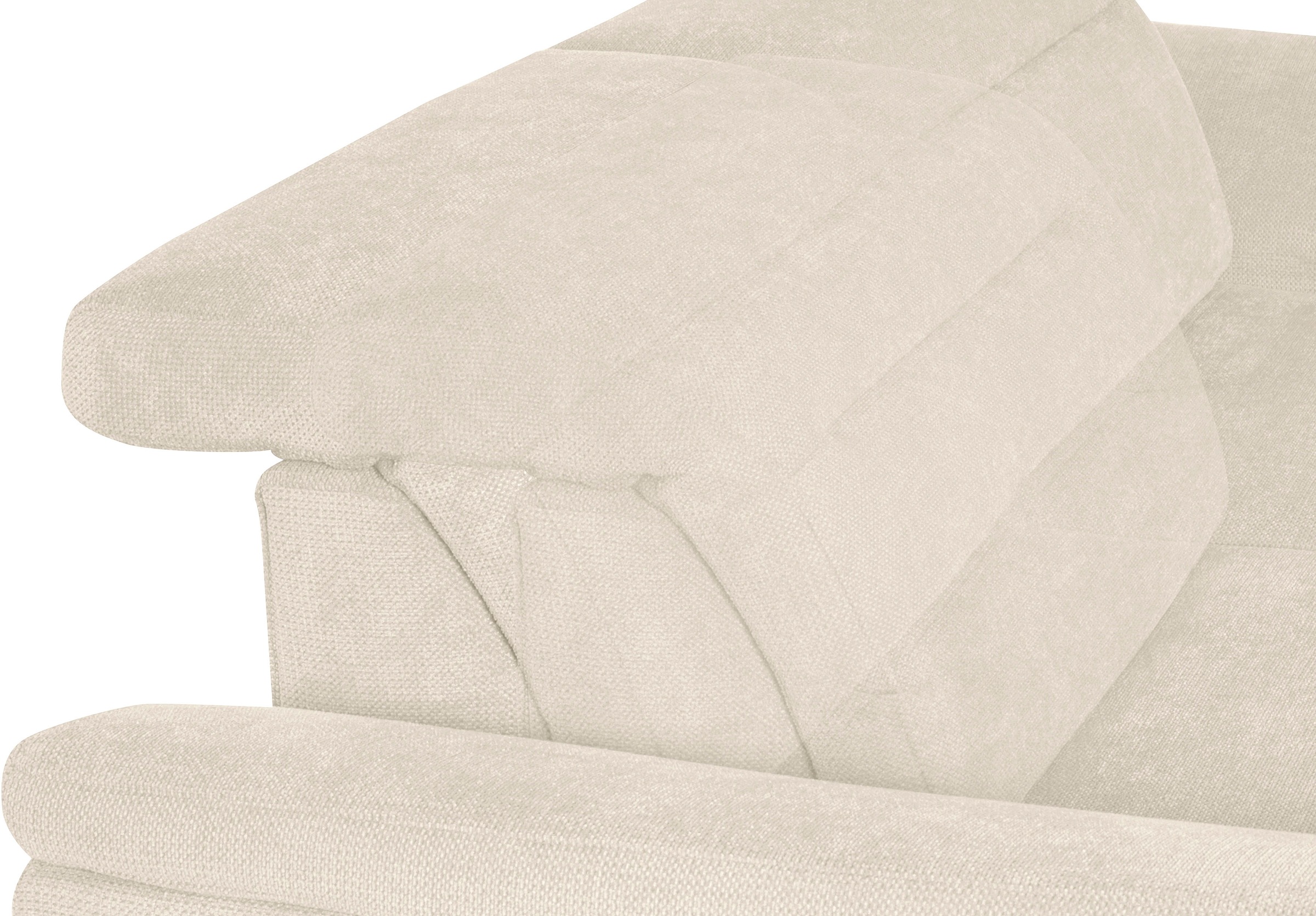 sit&more 2,5-Sitzer »Percy«, 15 cm Fußhöhe, Sitztiefenverstellung, wahlweise Kopfteilverstellung