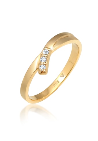 Elli DIAMONDS Verlobungsring »Verlobungsring Diamant (0.04 ct.) 585 Gelbgold« kaufen