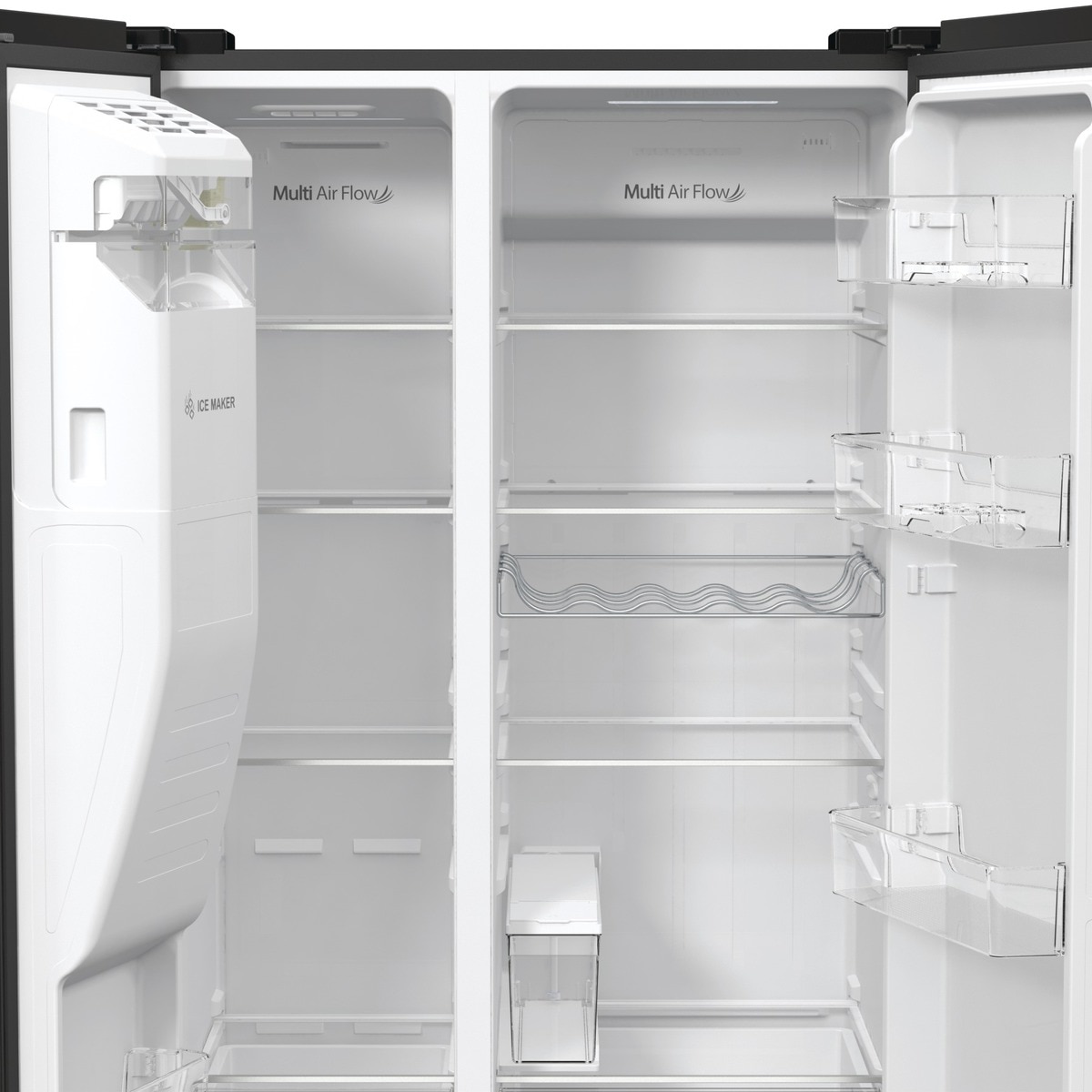 Hisense Side-by-Side »RS5P535NTFE«, Wasser-/Eisspender