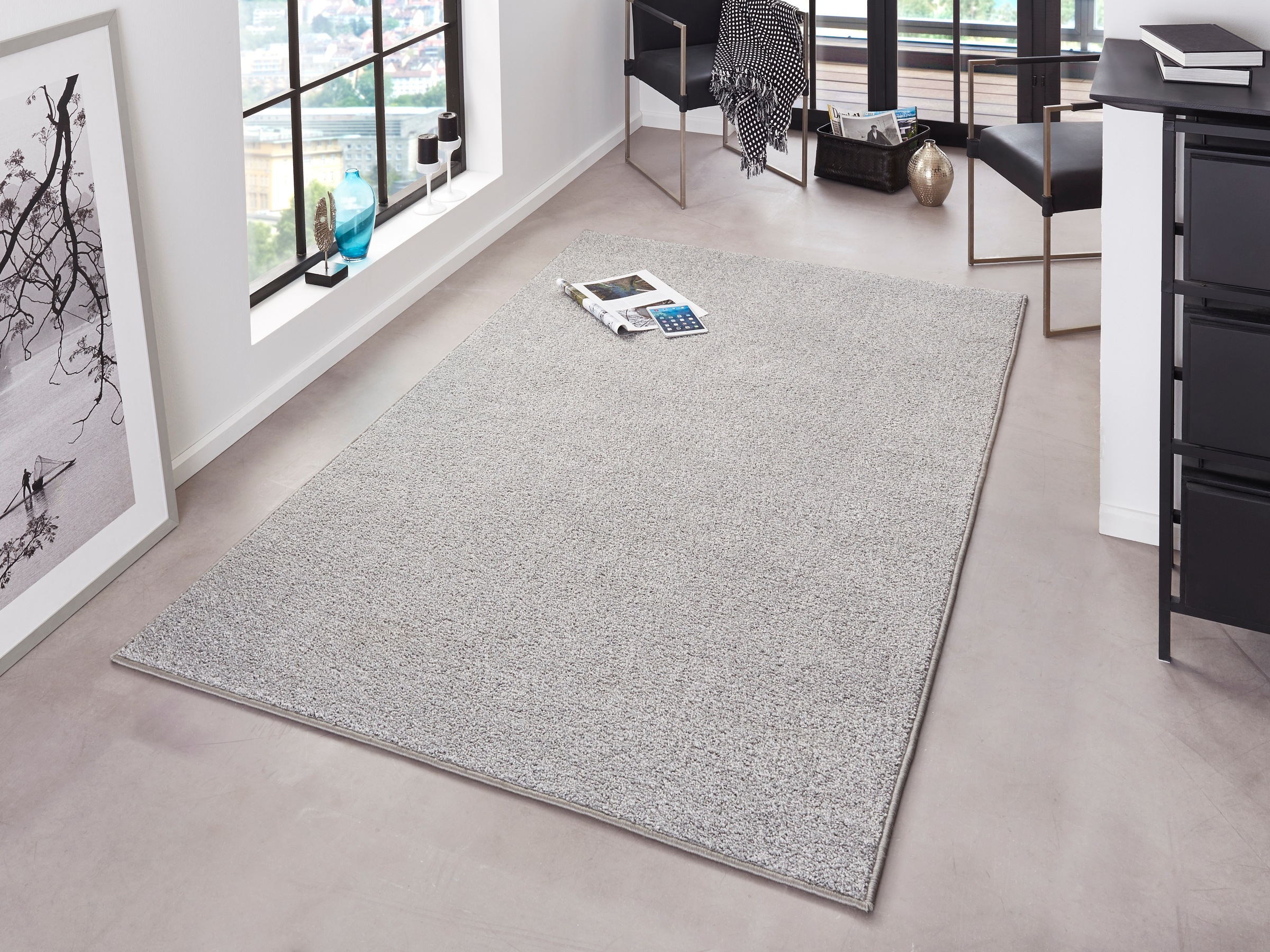 HANSE Home Teppich »Pure 100 Kurzflor«, rechteckig, 13 mm Höhe, Kurzflor, u günstig online kaufen