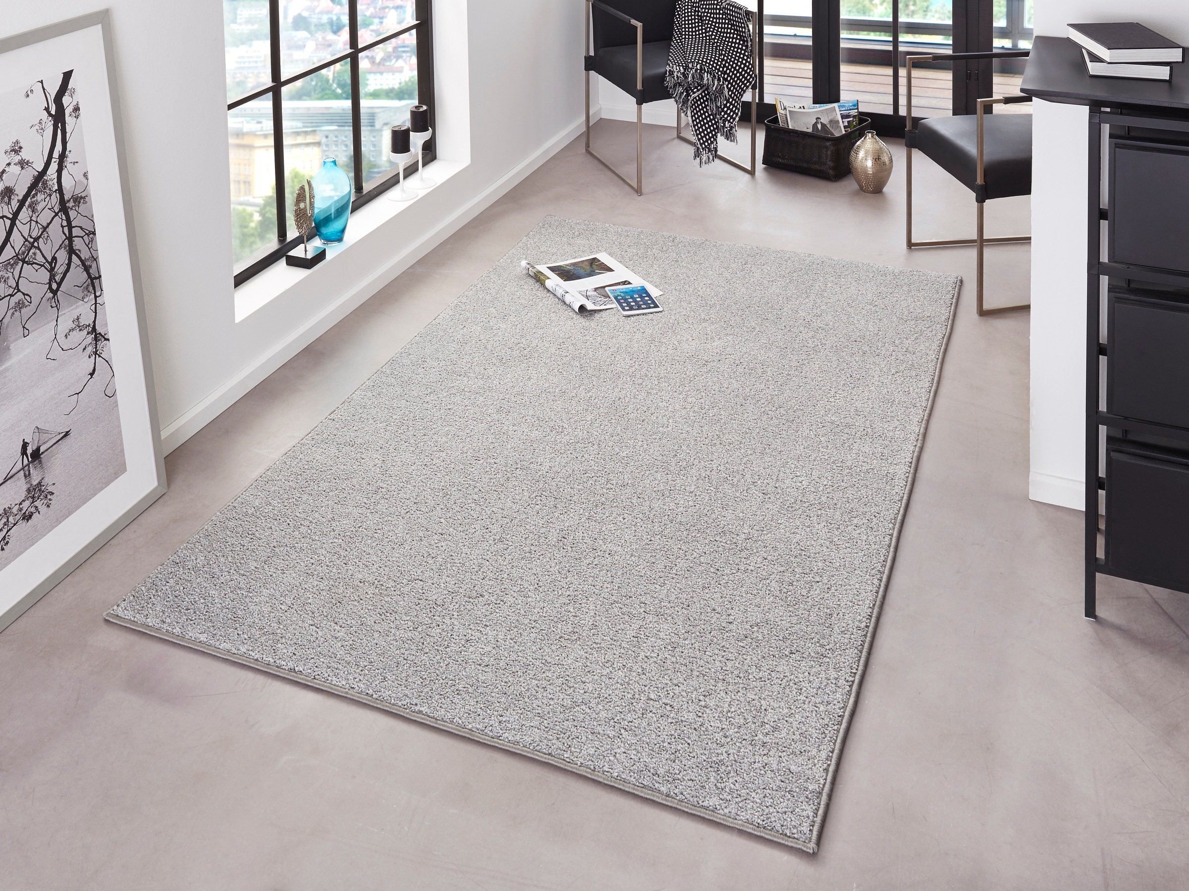 HANSE Home Teppich »Pure 100 Kurzflor«, rechteckig, 13 mm Höhe, Kurzflor, U günstig online kaufen