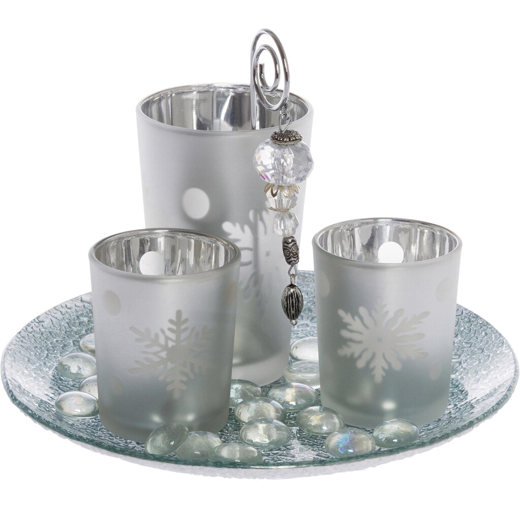 Myflair Möbel & Accessoires Teelichthalter »Somni, Weihnachtsdeko«, (Set, 5 St.)