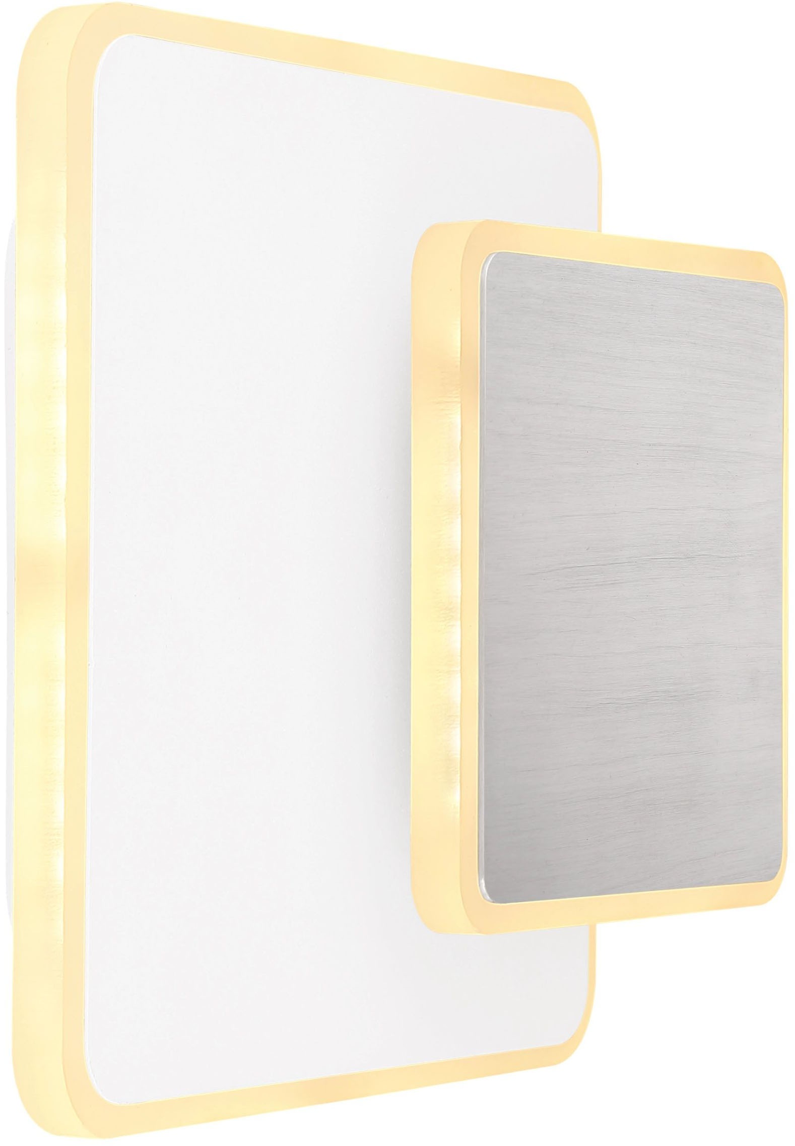 GLOBO LIGHTING Wandleuchte »MANY«, Leuchtmittel LED-Modul | LED fest integriert, kleines Quadrat drehbar