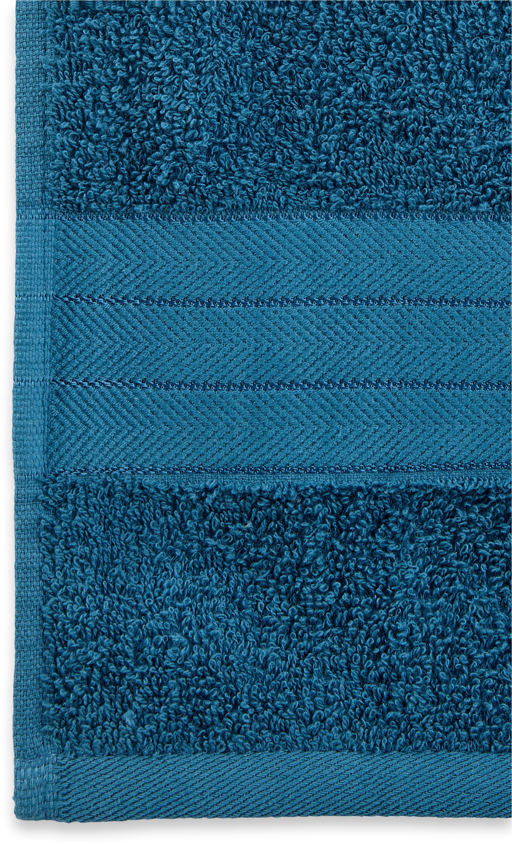 good morning Handtuch Set »Uni«, (8 St., 2 Stück 70x140 cm-2 Stück 50x100 cm-2 Stück 30x50 cm-2 Stück 16x21 cm), Baumwolle, Walkfrottee, Bordüre, 500 GSM, Einfarbig, ohne Aufhängung