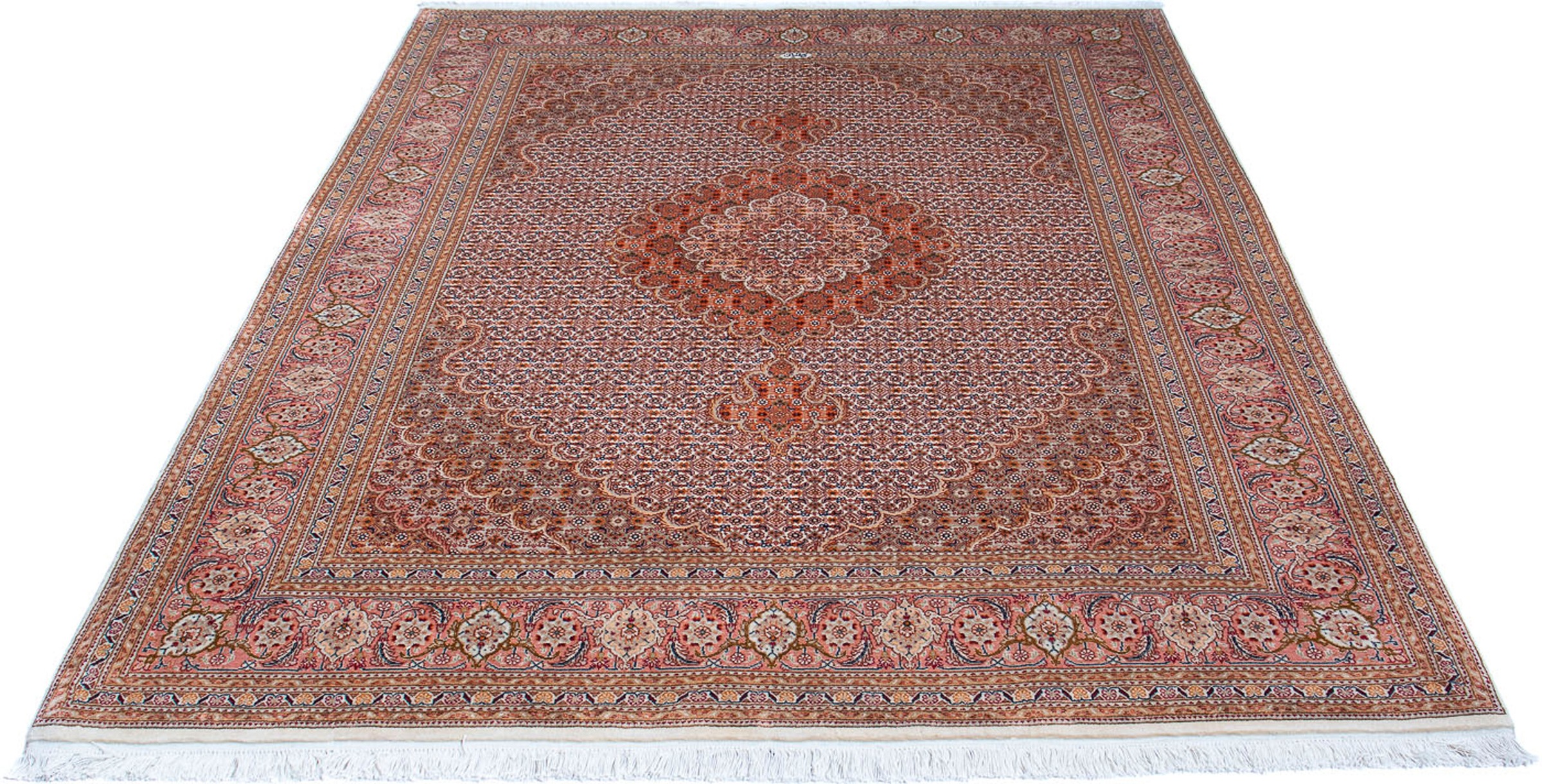 morgenland Orientteppich »Perser - Täbriz - 202 x 150 cm - hellrot«, rechte günstig online kaufen