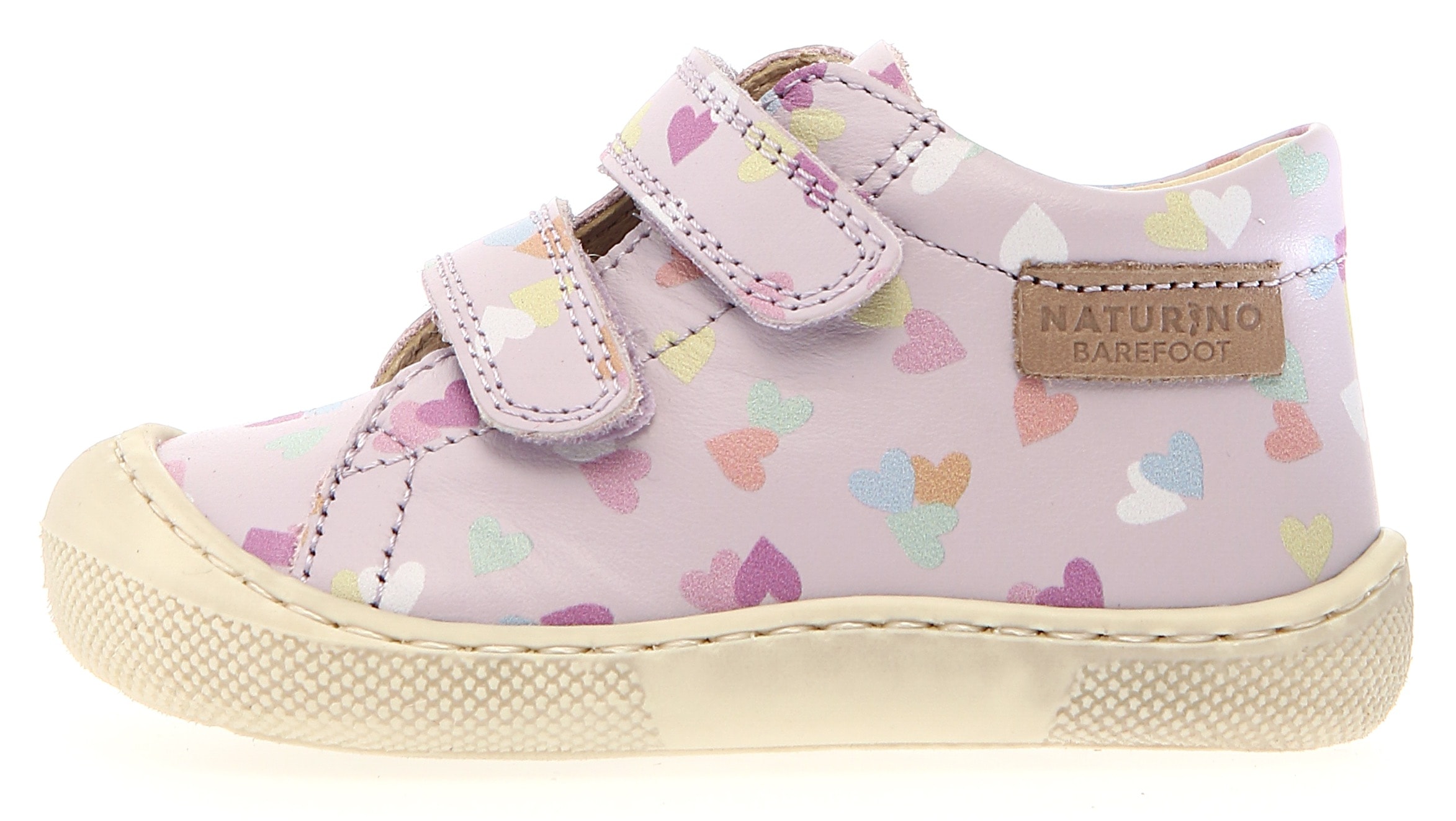 Naturino Barfußschuh »BAREFOOT AMUR VL PR«, Babyschuh mit Klettverschluss, Größenschablone zum Download