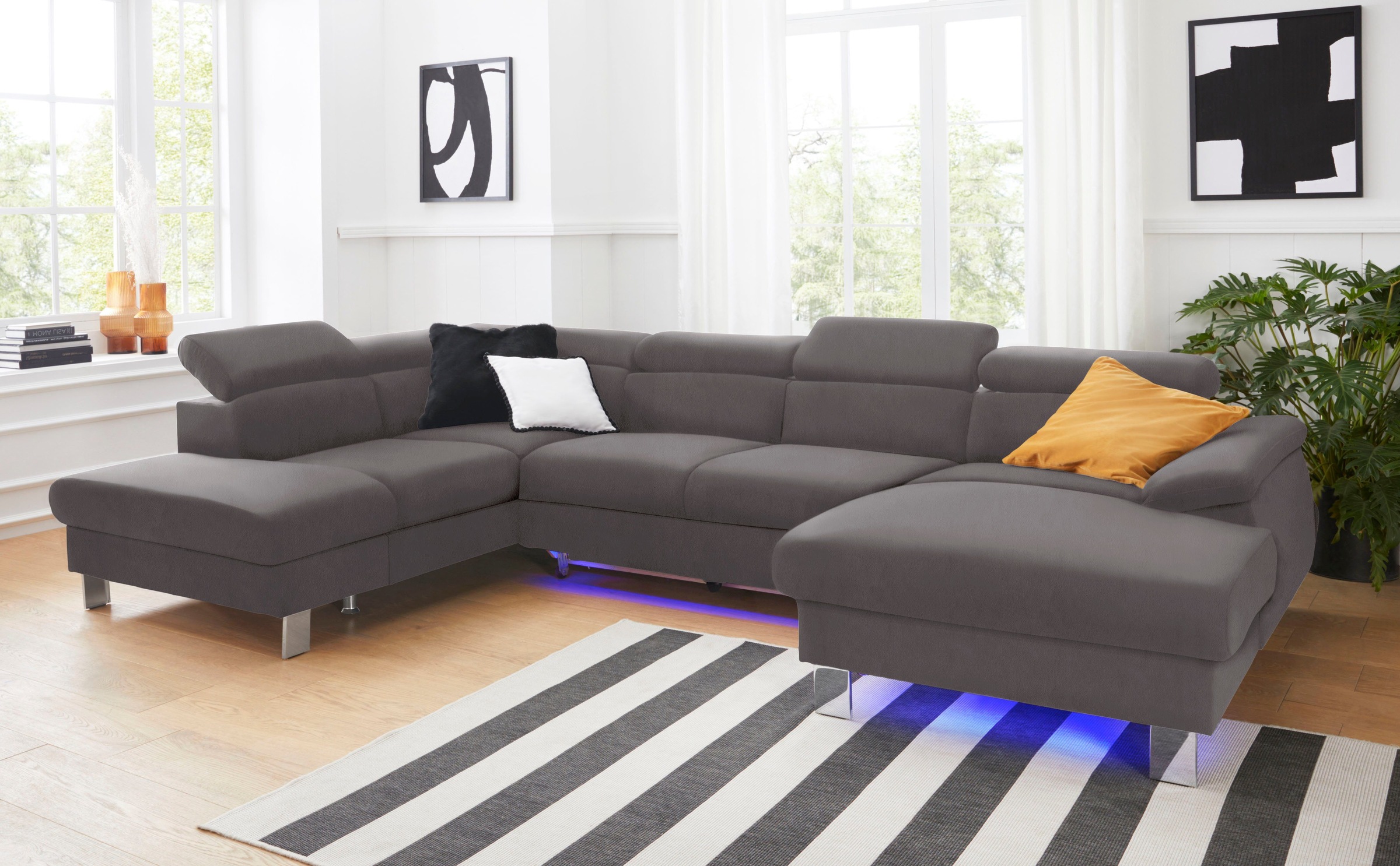 COTTA Polstergarnitur »Komaris U-Form«, (Set), Set bestehend aus: Wohnlands günstig online kaufen