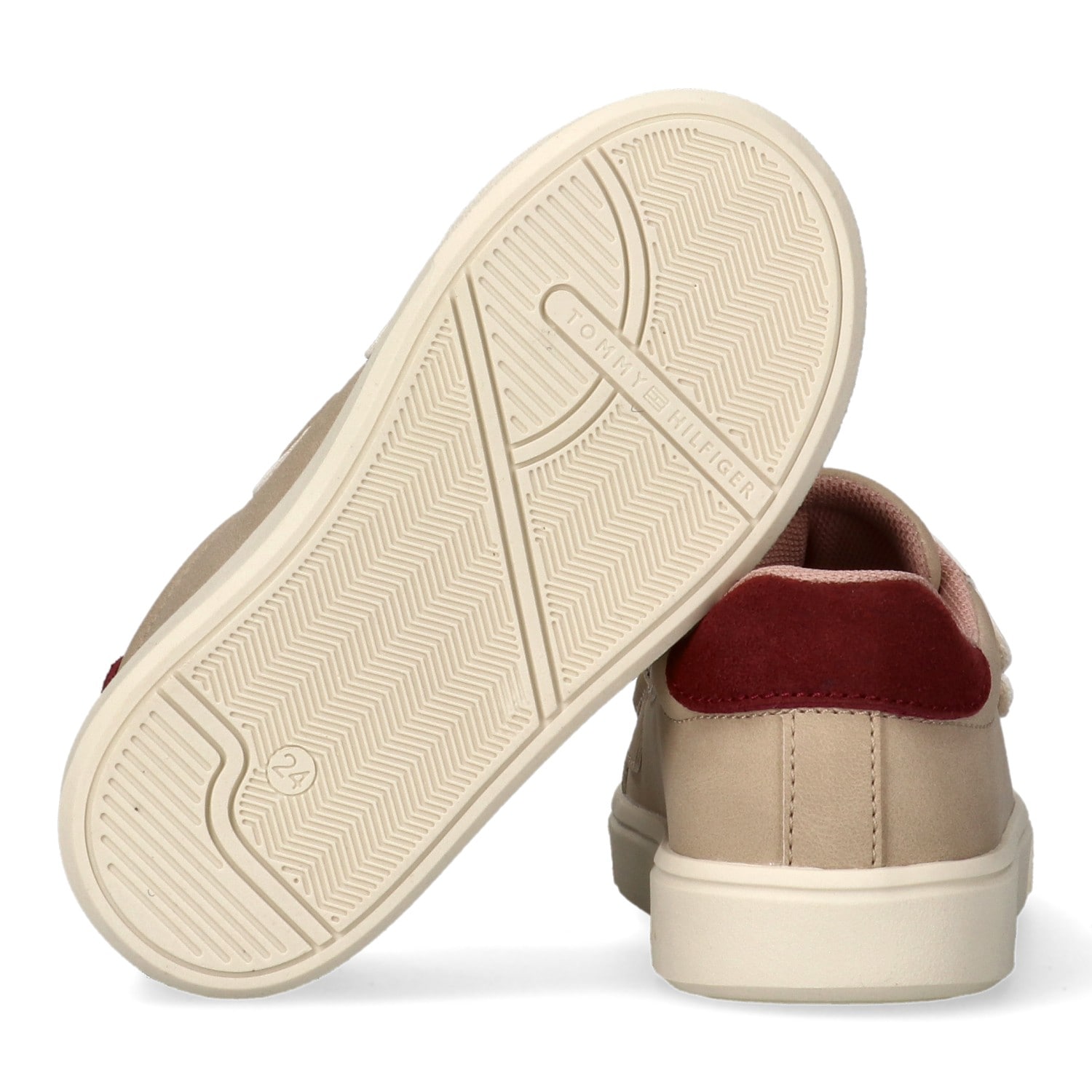 Tommy Hilfiger Sneaker  Freizeitschuh, Halbschuh, Klettschuh mit Kontrastbesatz