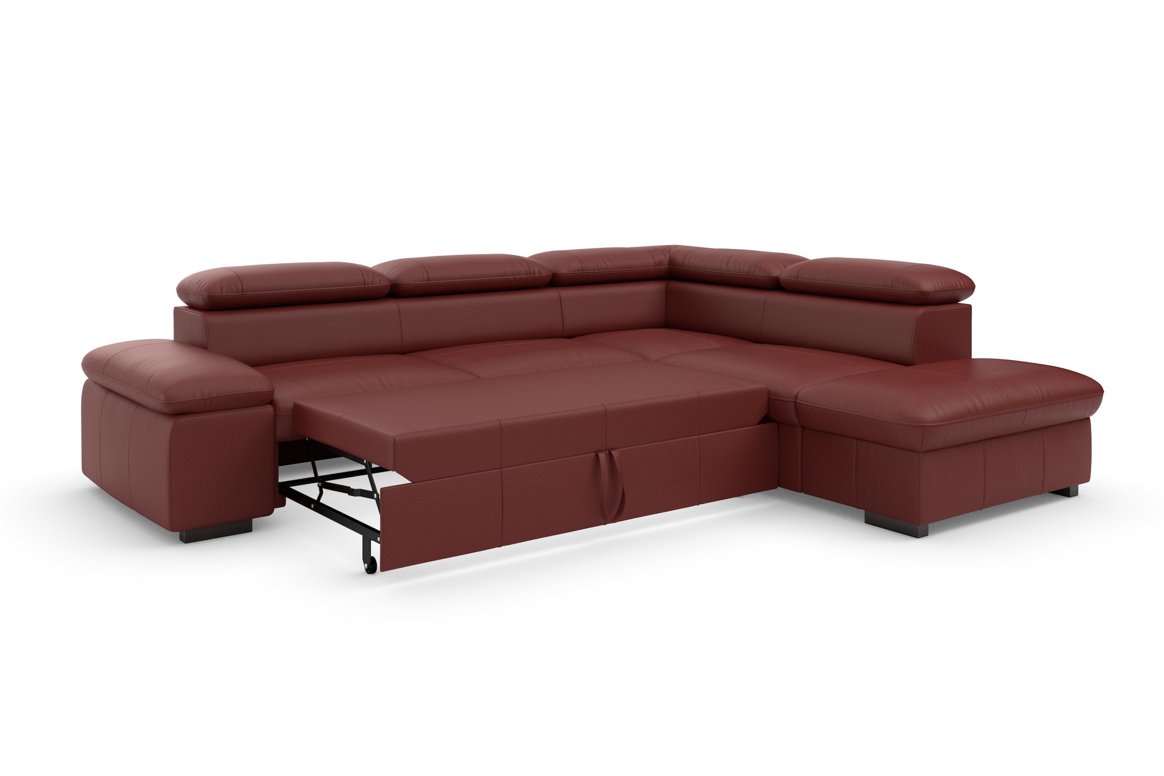 Home affaire Ecksofa »Alberto L-Form«, mit Kopfteilverstellung, wahlweise mit Bettfunktion