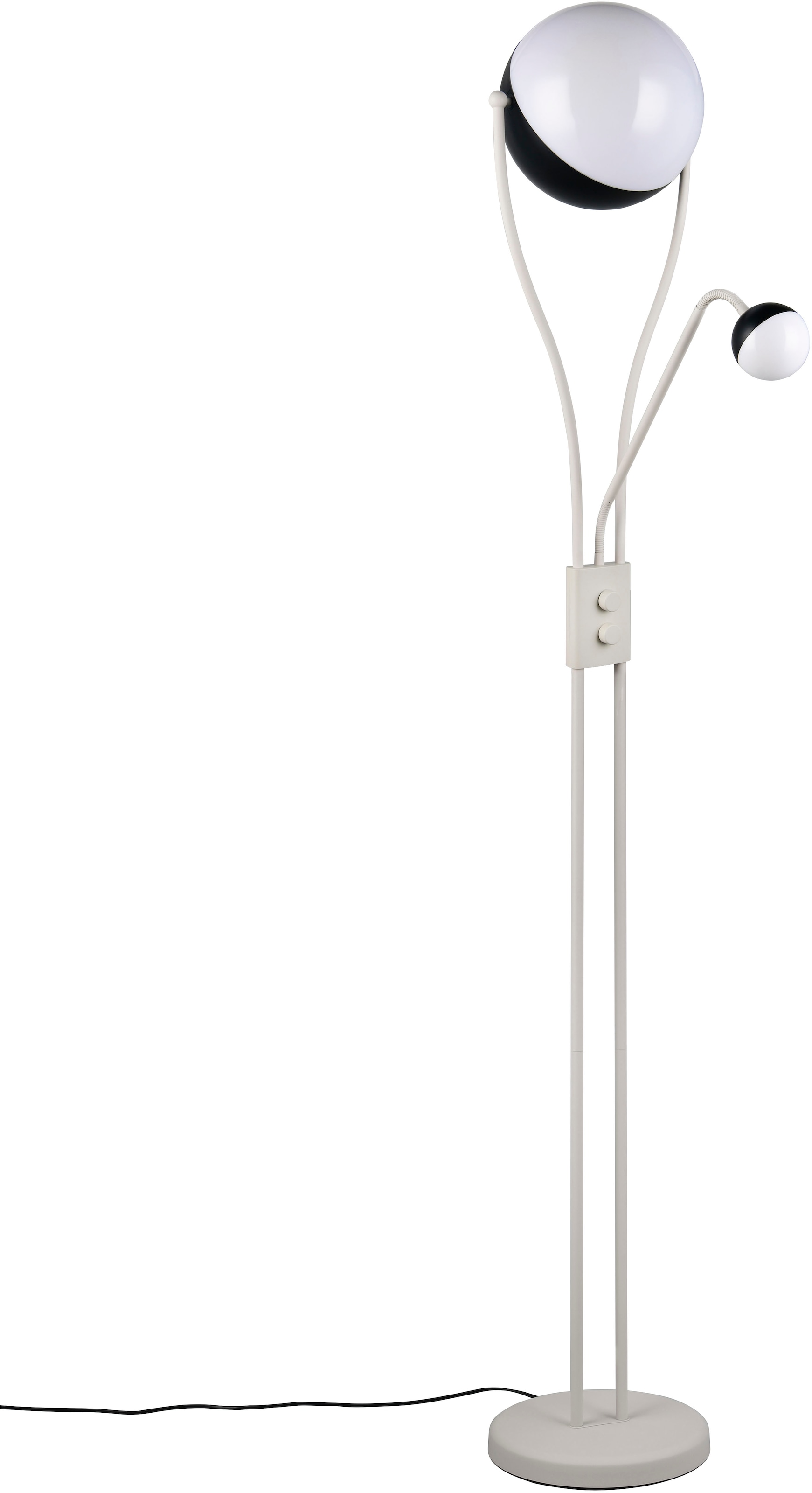 REALITY Leuchten LED Stehlampe »CHRIS, LED Stehleuchte mit flexiblem Lesear günstig online kaufen