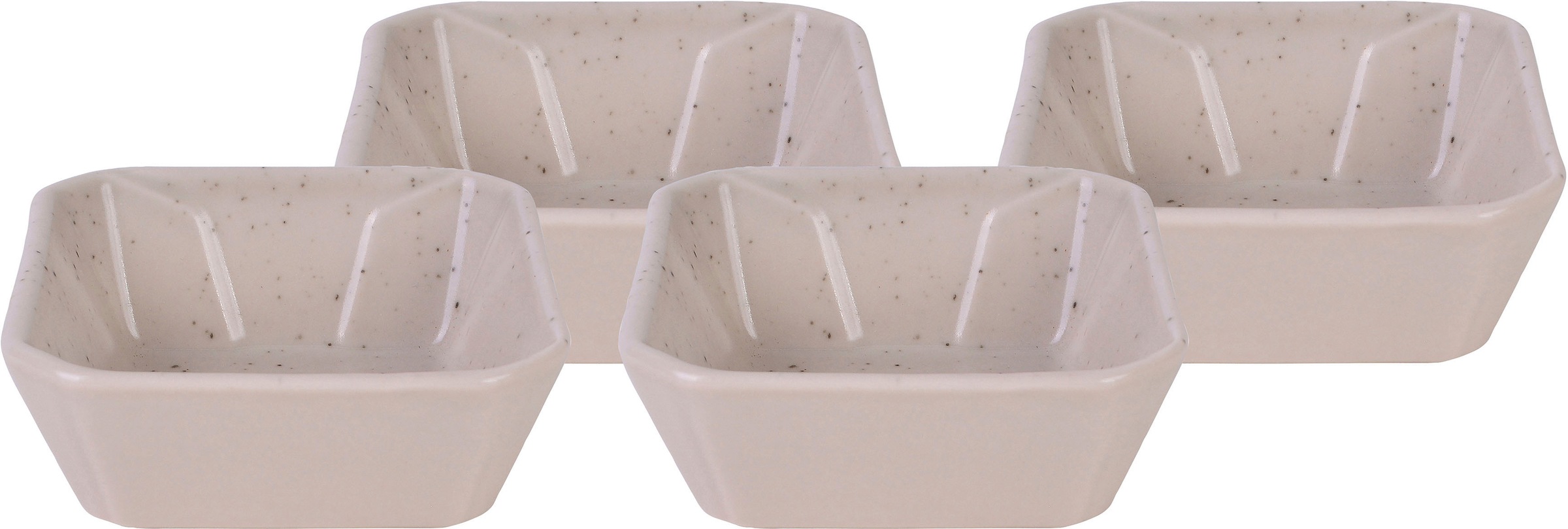 CreaTable Servierschale »Dip Bowl« 4 Stk. aus Steinzeug Dipschale, Snacksch günstig online kaufen