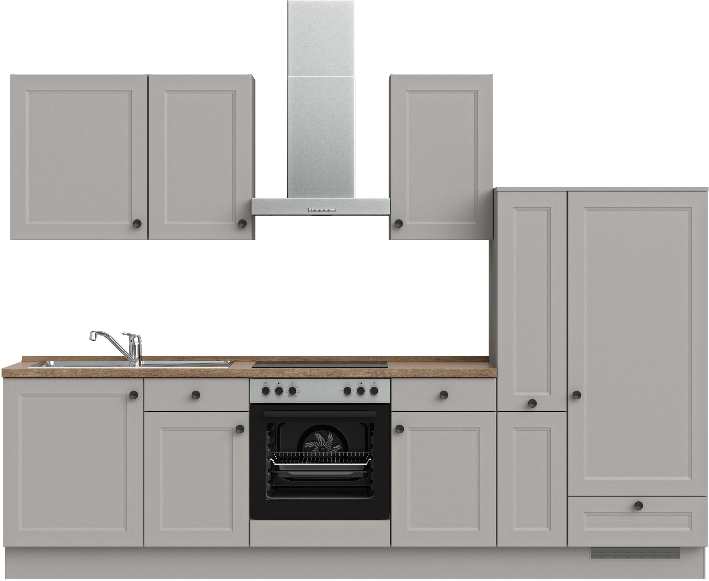 nobilia® Küchenzeile »"Cascada I"« vormontiert, Ausrichtung wählbar, Breite günstig online kaufen