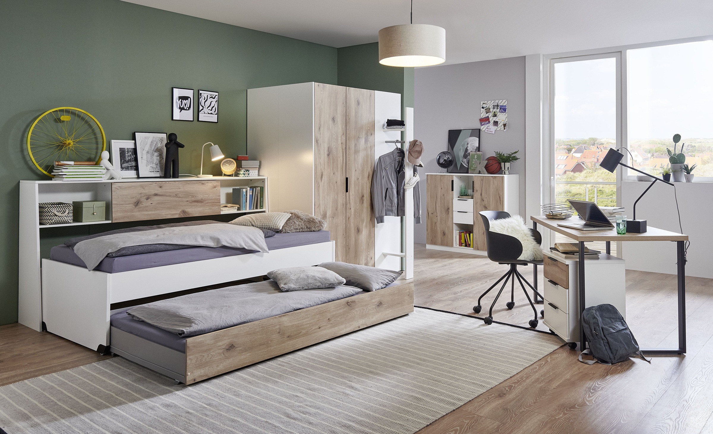 Wimex Anbauregal »Norderney Stauraum Schreibtisch desktop«, Ergänzung zum B günstig online kaufen
