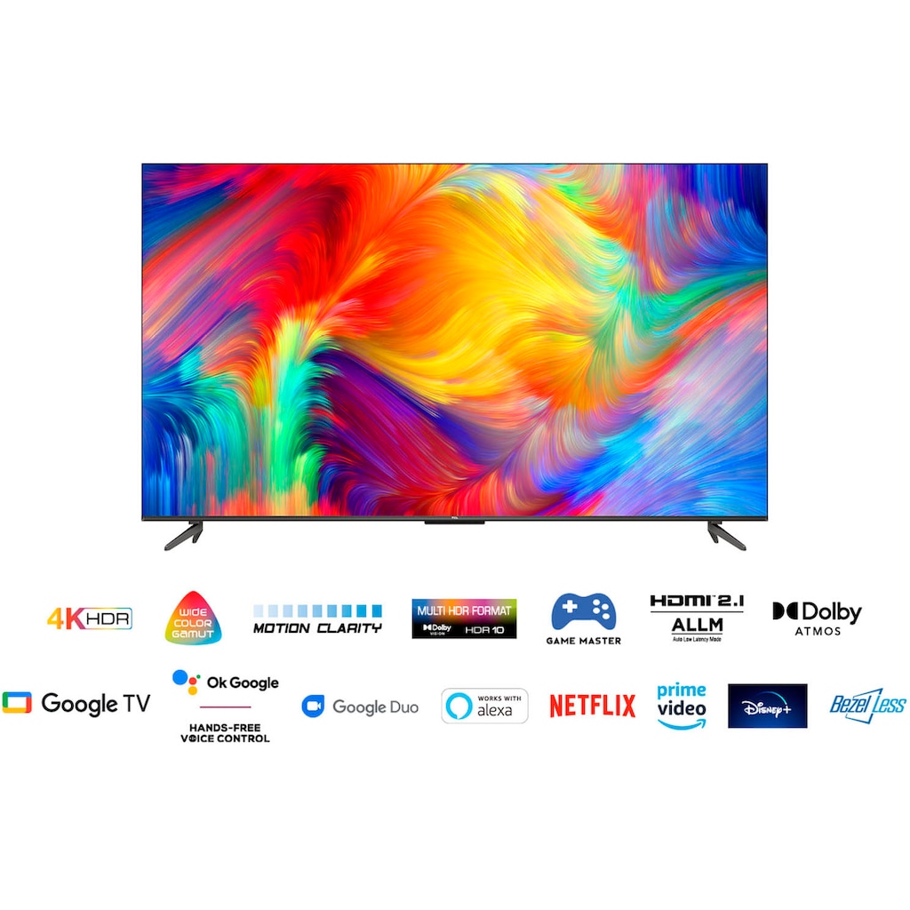 TCL LED-Fernseher »50P731X1«, 126 cm/50 Zoll, 4K Ultra HD, Smart-TV-Google TV