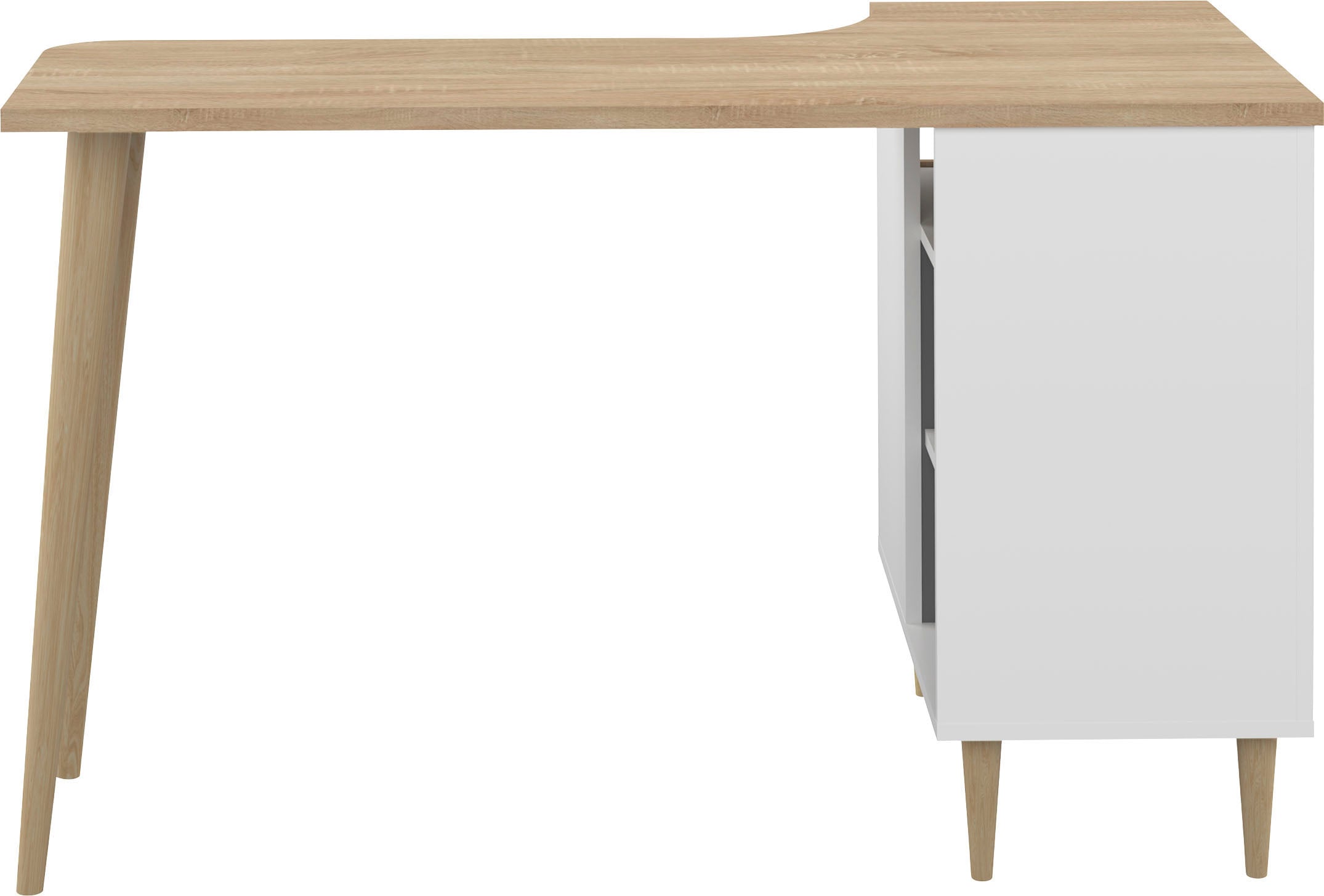 TemaHome Schreibtisch »NOOK«, platzsparender Eckschreibtisch