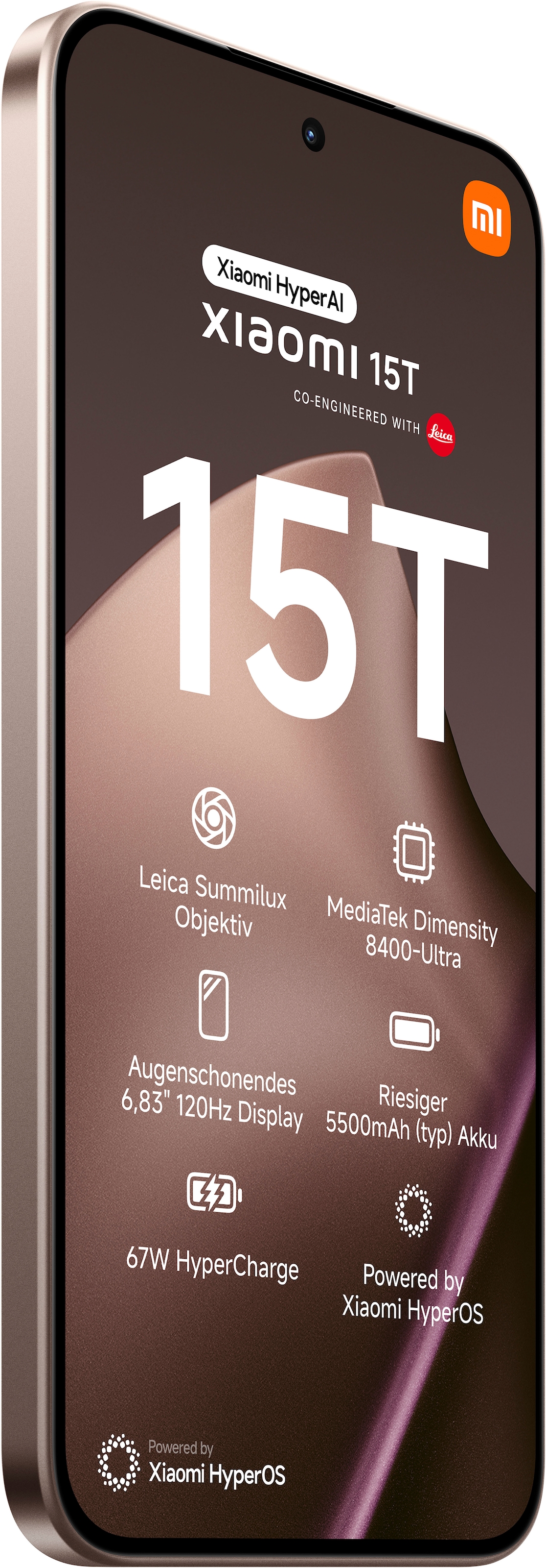 Xiaomi Smartphone »15T 12+256«, rose gold