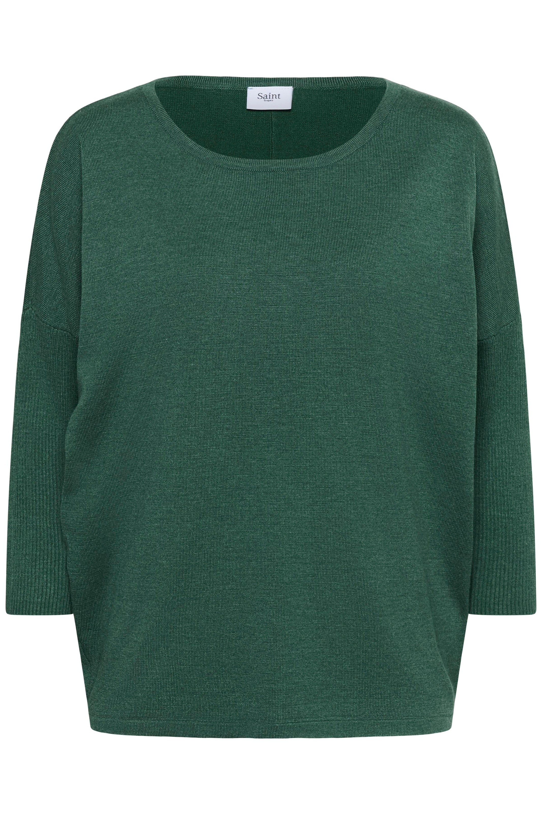 Saint Tropez Rundhalspullover »A2561, MilaSZ R-Neck« Viskosemischung, Casual fit
