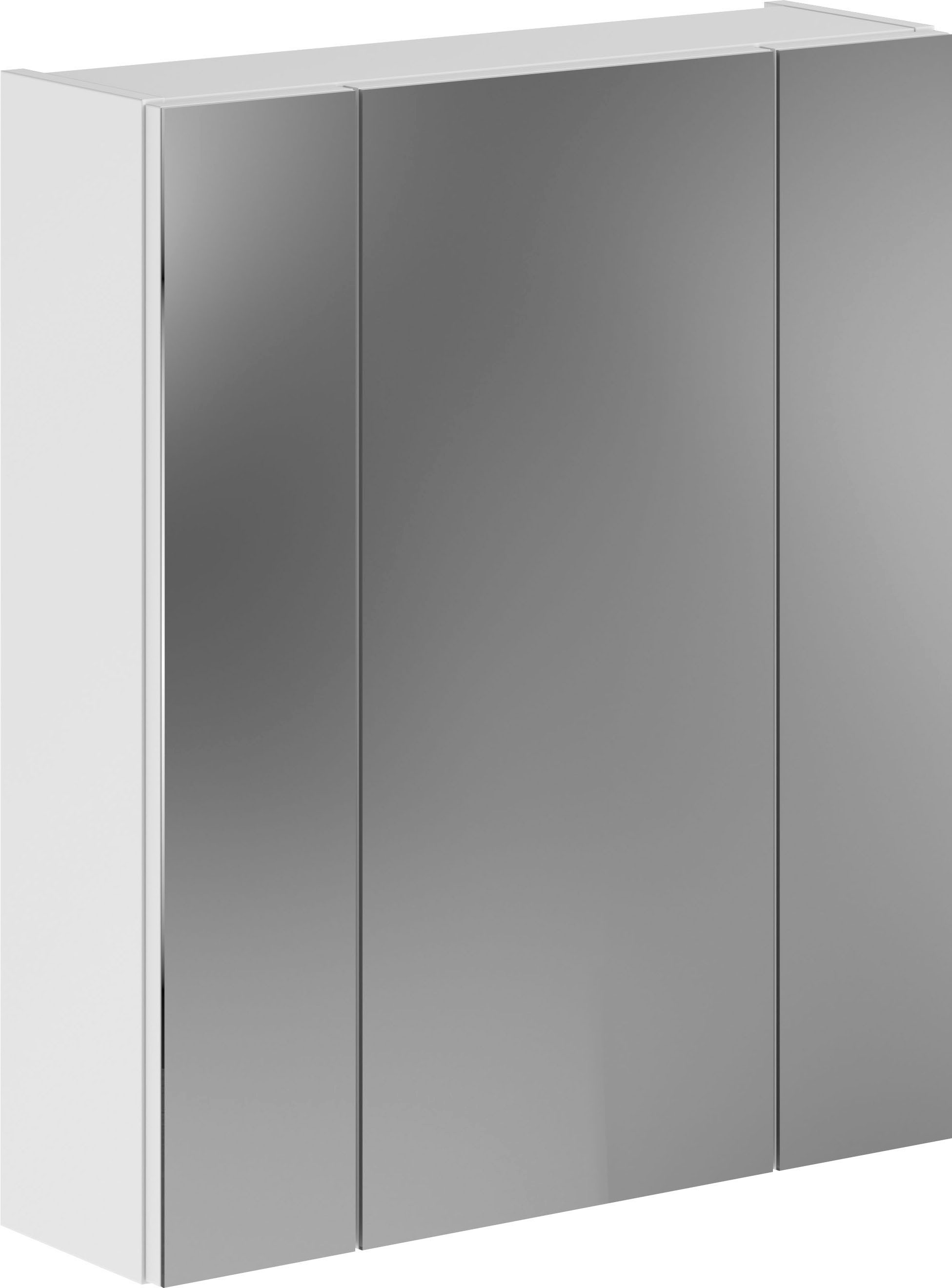 INOSIGN Badezimmerspiegelschrank »Malmö, Breite 60 cm, 3 Spiegeltüren, 9 Fä günstig online kaufen