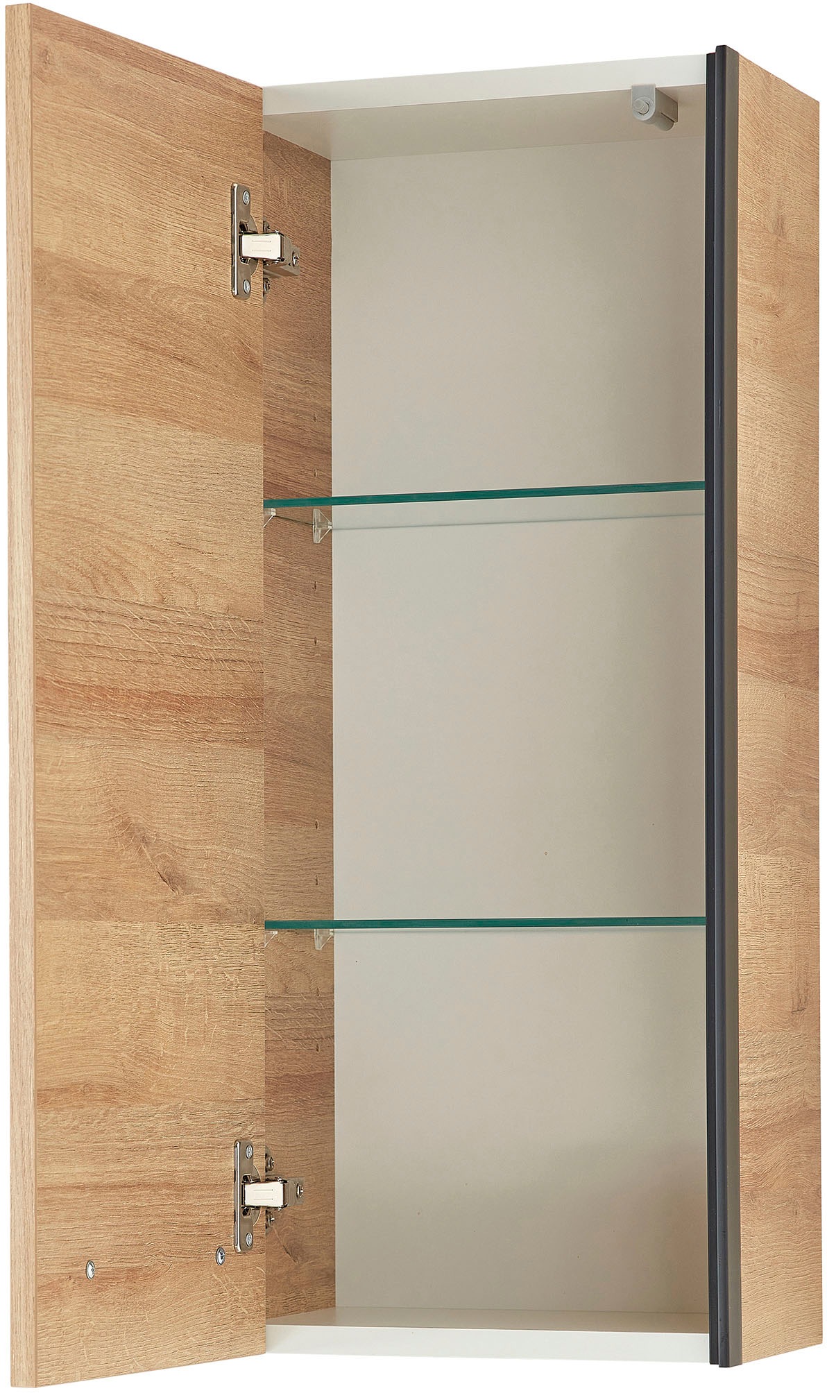 Saphir Badmöbel-Set »Quickset 395 5-teilig, Waschbeckenunterschrank mit LED-Spiegelschrank«, (5 St.), Unterschrank, Hängeschrank, Midischrank, inkl. Türdämpfer, 7 Türen