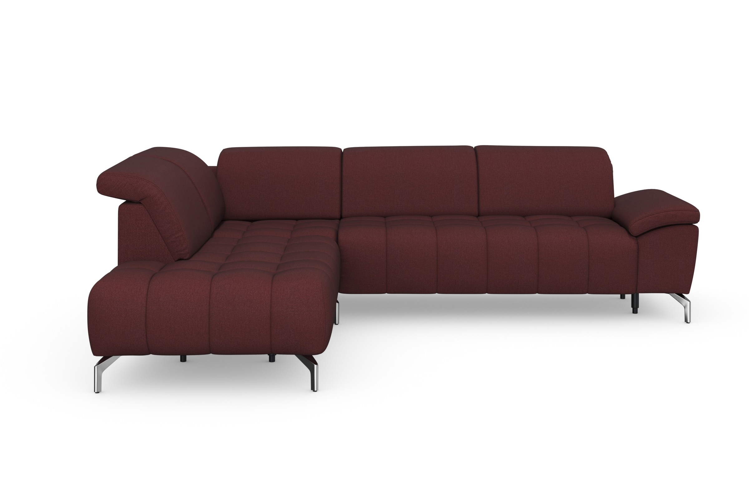 sit&more Ecksofa »Cool L-Form«, wahlweise mit Kopfteilverstellung und Vorzi günstig online kaufen