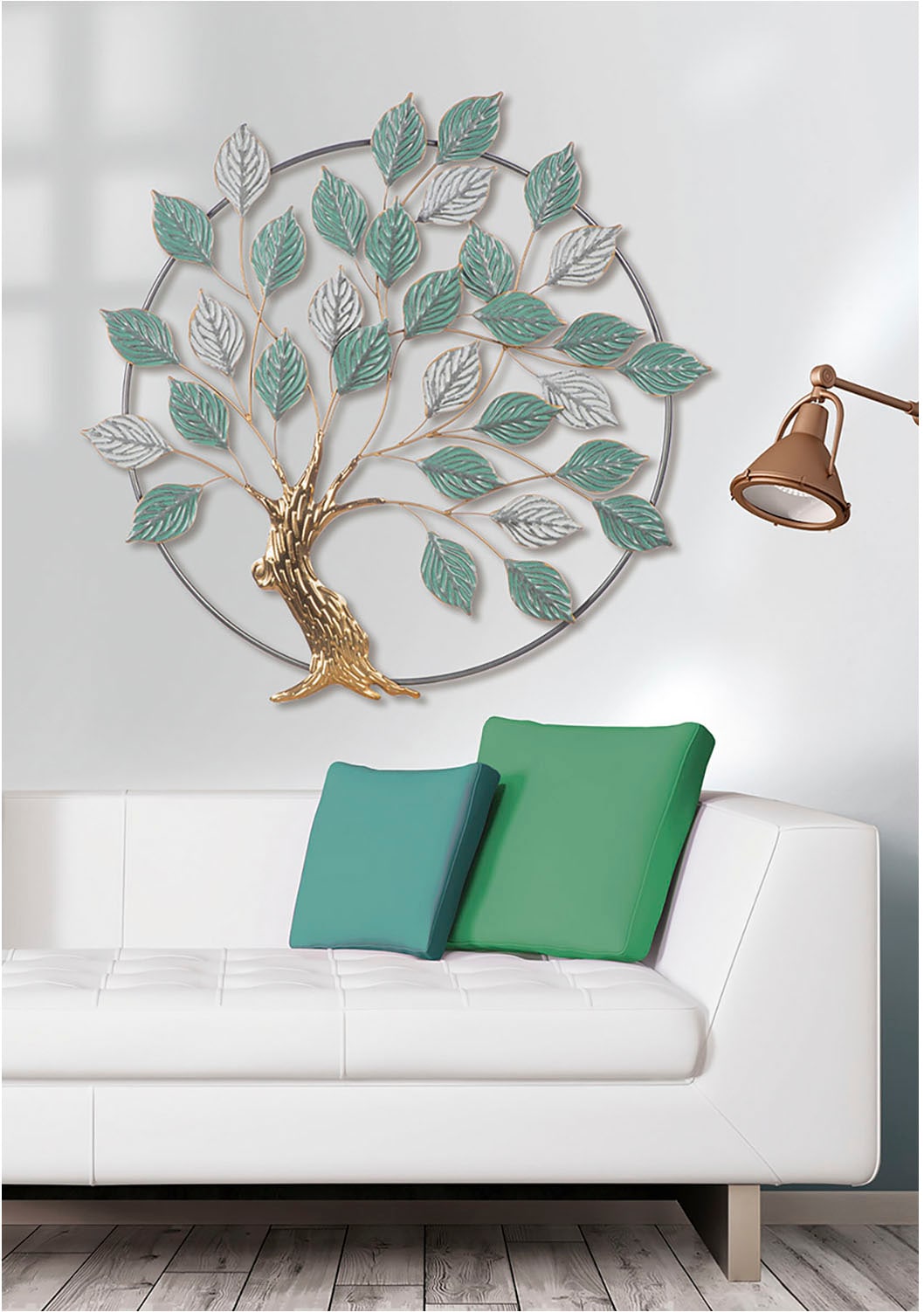 Casablanca by Gilde Wanddekoobjekt »Baum im Kreis«, (1 St.) günstig online kaufen
