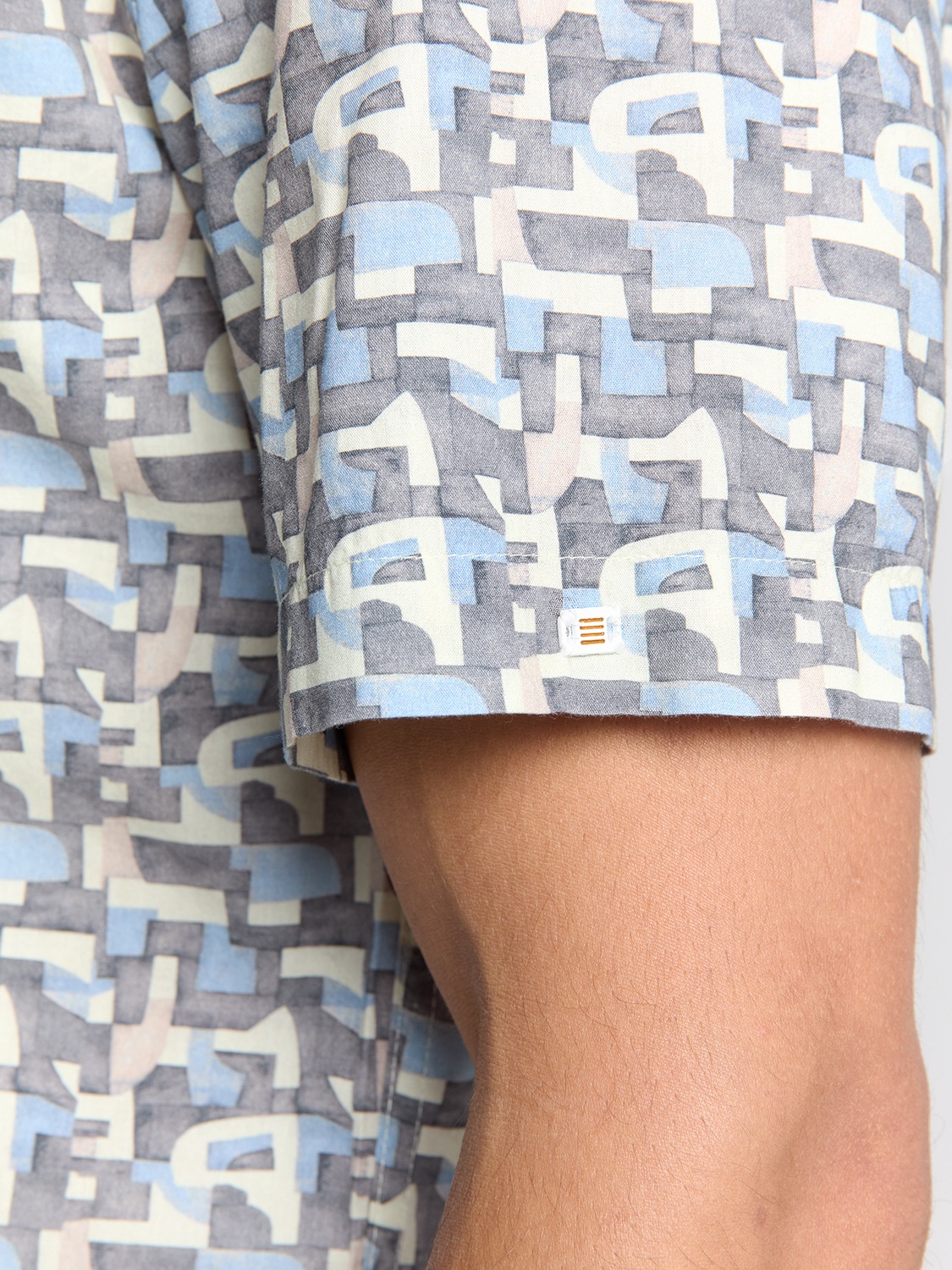 NO EXCESS Langarmhemd »No Excess Bedrucktes Hemd«