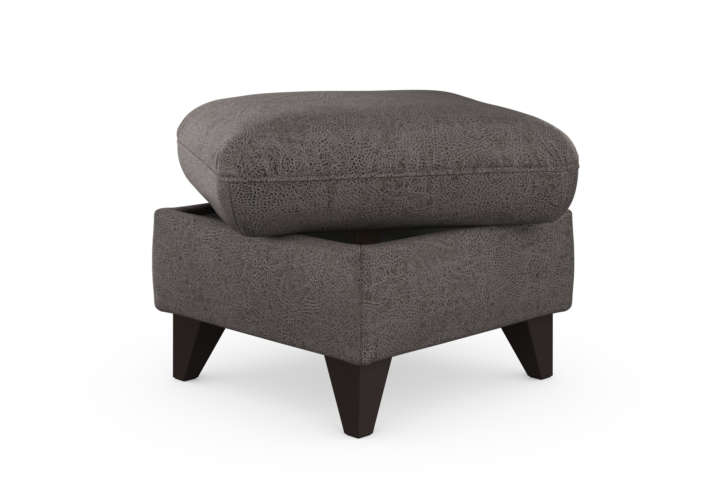 sit&more Stauraumhocker »Mellum«, mit Stauraum und wengefarbenen Holzfüßen