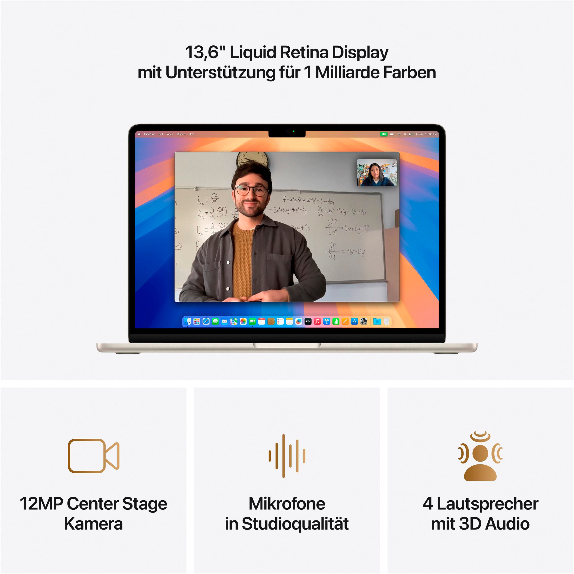 Apple Notebook »MacBook Air 13" CTO«, 34,46 cm, / 13,6 Zoll, Apple, M4, 10-Core GPU, 1000 GB SSD