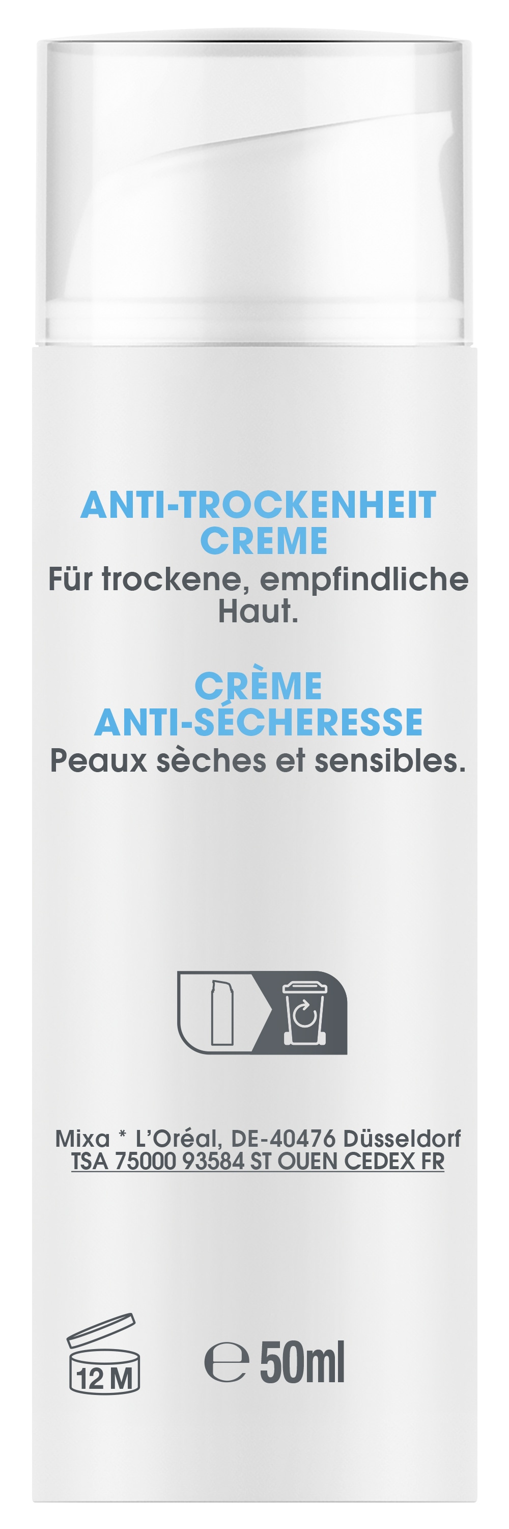 Mixa Körpercreme »Mixa Anti-Trockenheit Creme«