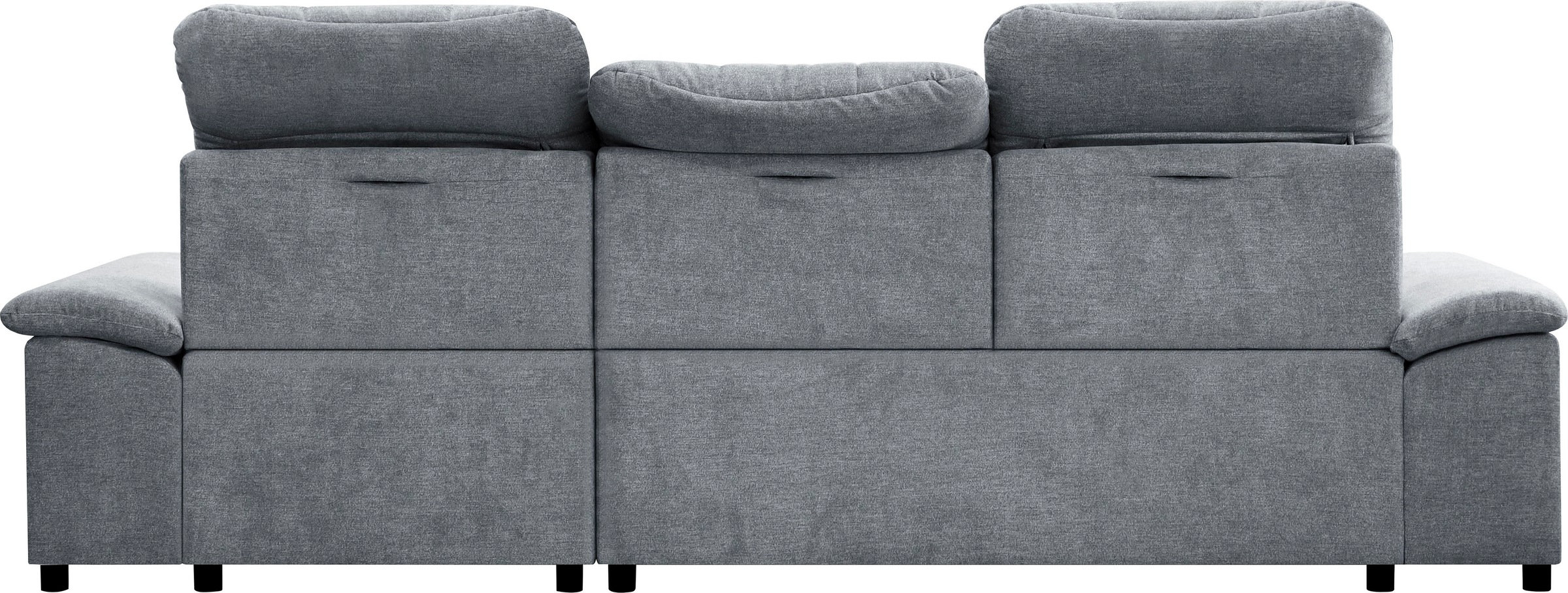 WERK2 Ecksofa Carmen, Sofa, Eckcouch mit Schlaffunktion, Bettkasten und Sitztiefenverstellung