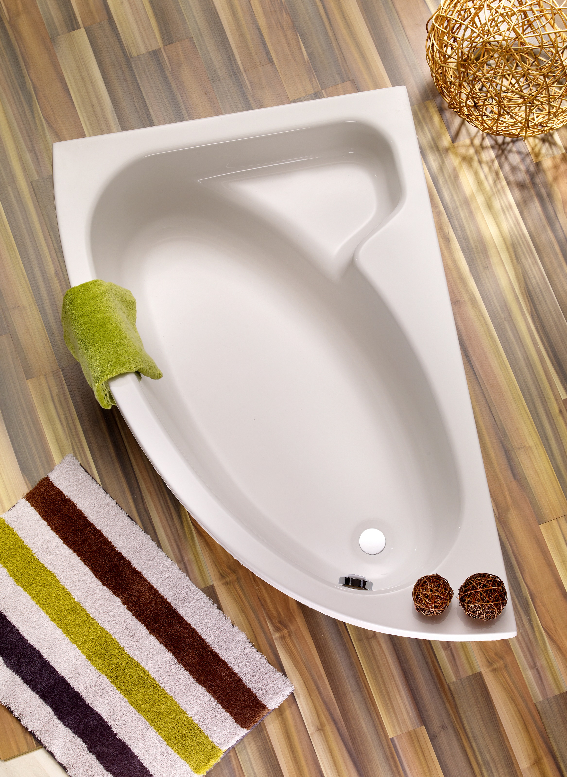 OTTOFOND Badewanne »Salinas« Höhe 58 cm mit Wannenträger und Ablaufgarnitur günstig online kaufen