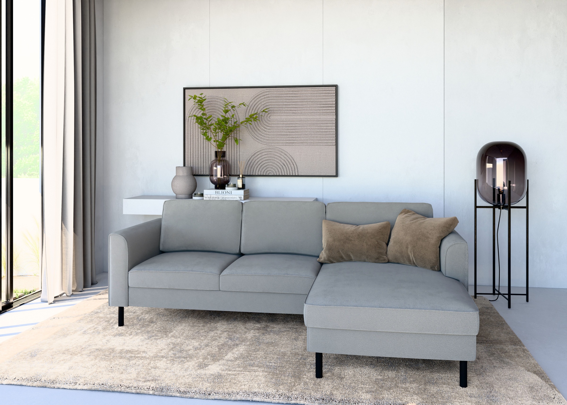 Home affaire Ecksofa »Booster II, whlw. mit Schlaffunktion & Bettkasten, Fu günstig online kaufen