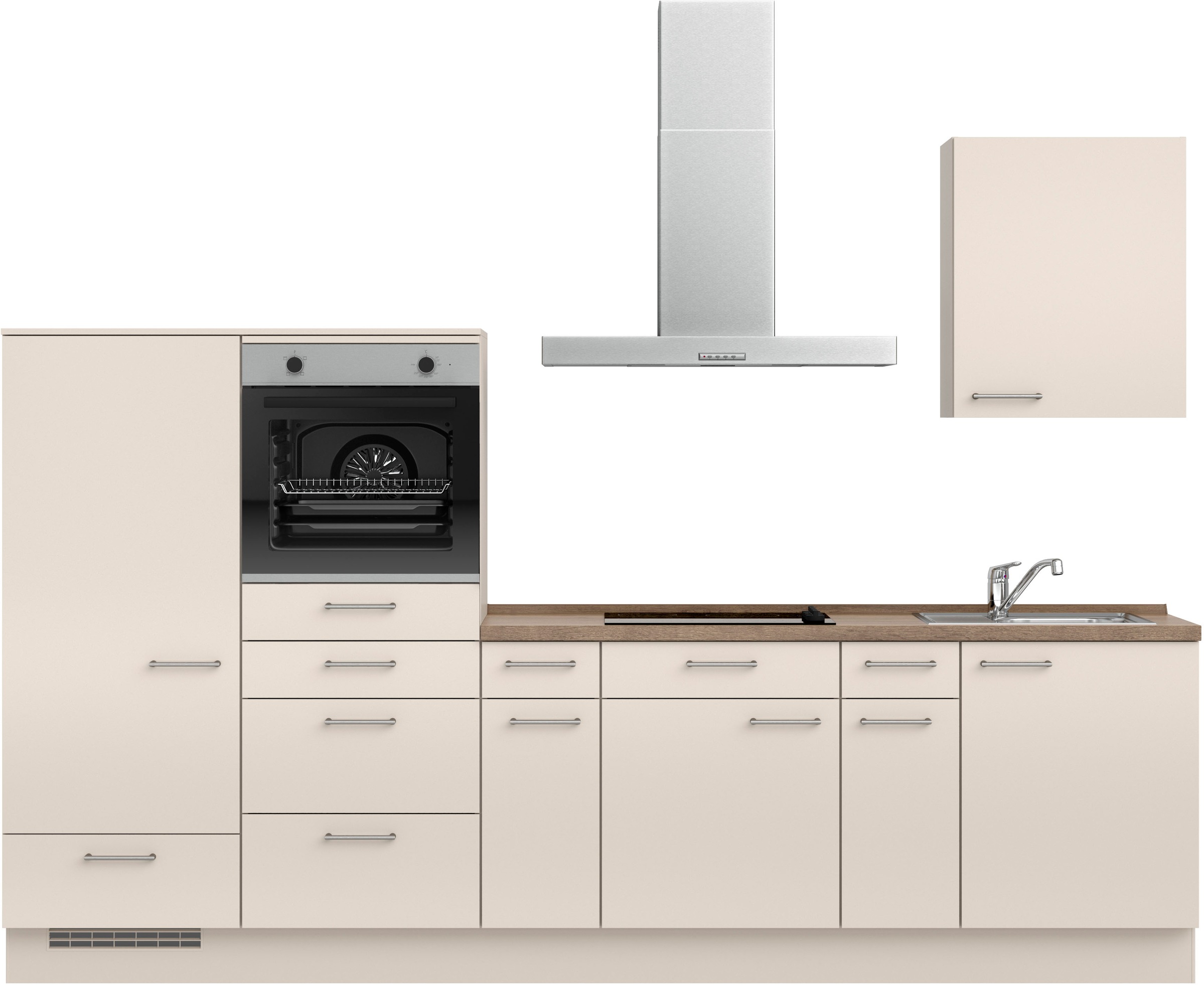 nobilia® Küchenzeile »"Laser I"«, vormontiert, Ausrichtung wählbar, Breite günstig online kaufen