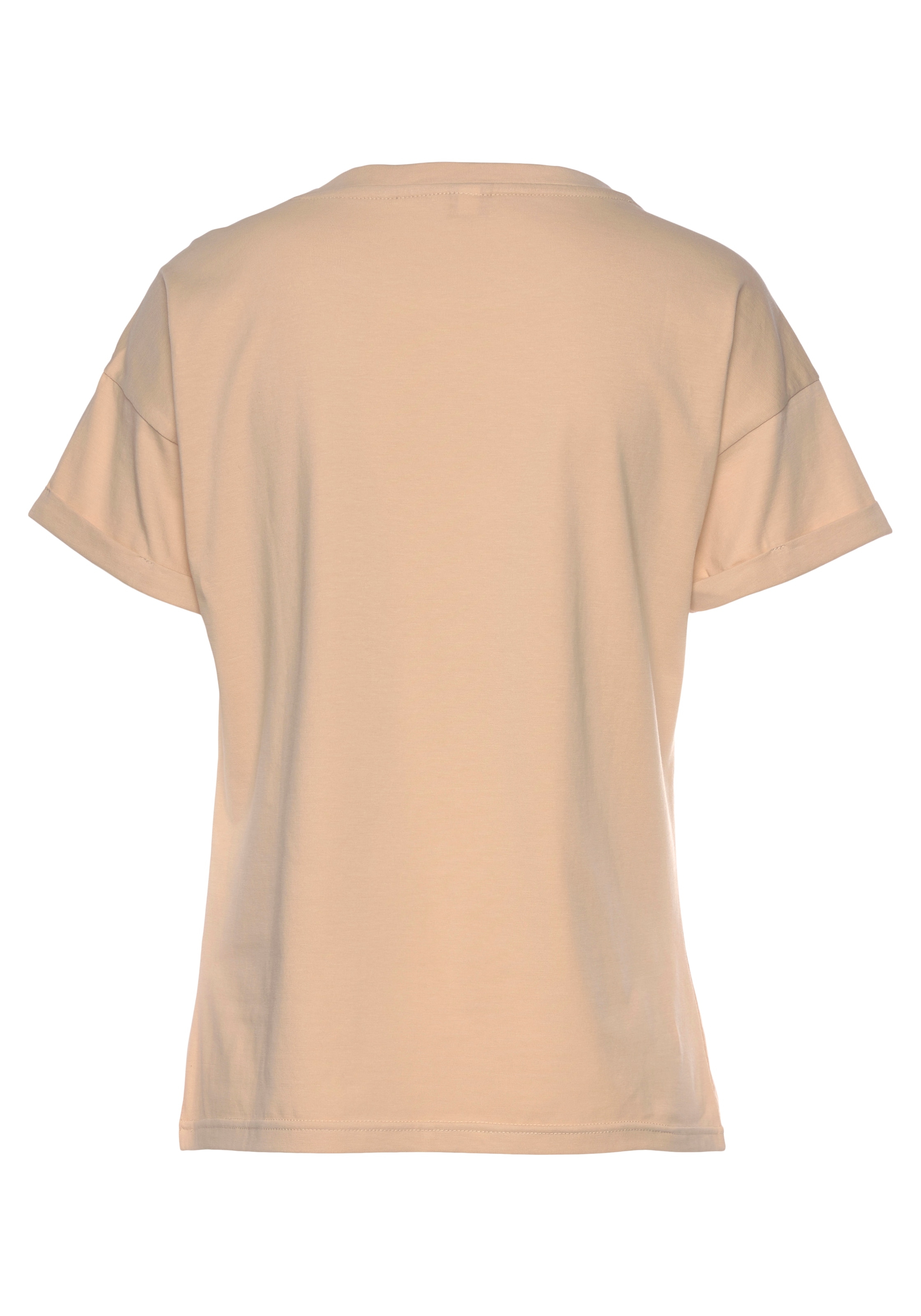 H.I.S T-Shirt »mit online Ärmelaufschlag«, Loungewear Stil, kaufen im maritimen
