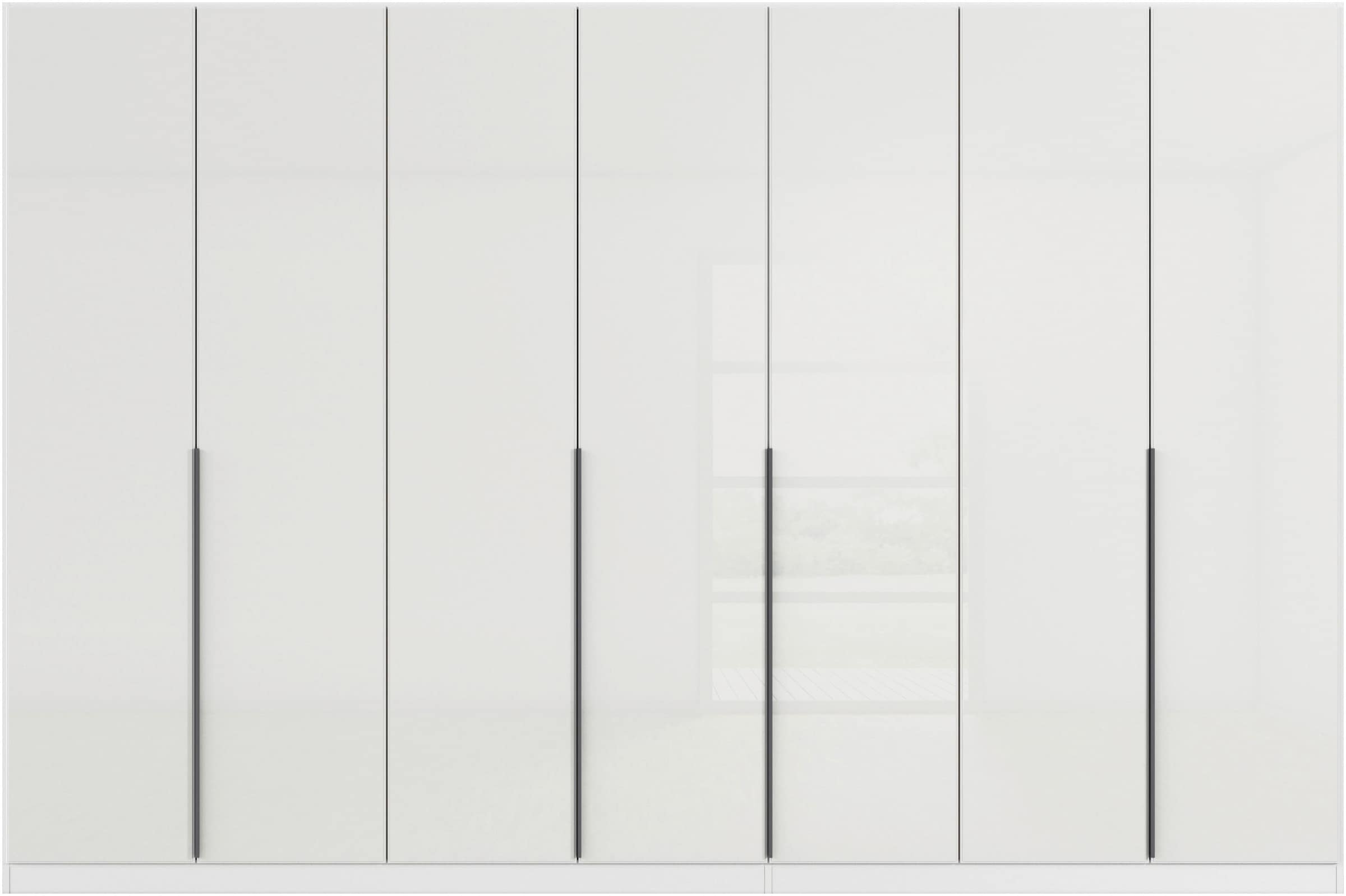 rauch Drehtürenschrank »Kleiderschrank Kleiderschränke Schrank Garderobe AGORDO mit Glasfront«, (in zwei Griff-Farben), durchdachte Innenausstattung, in 6 Breiten und 2 Höhen MADE IN GERMANY