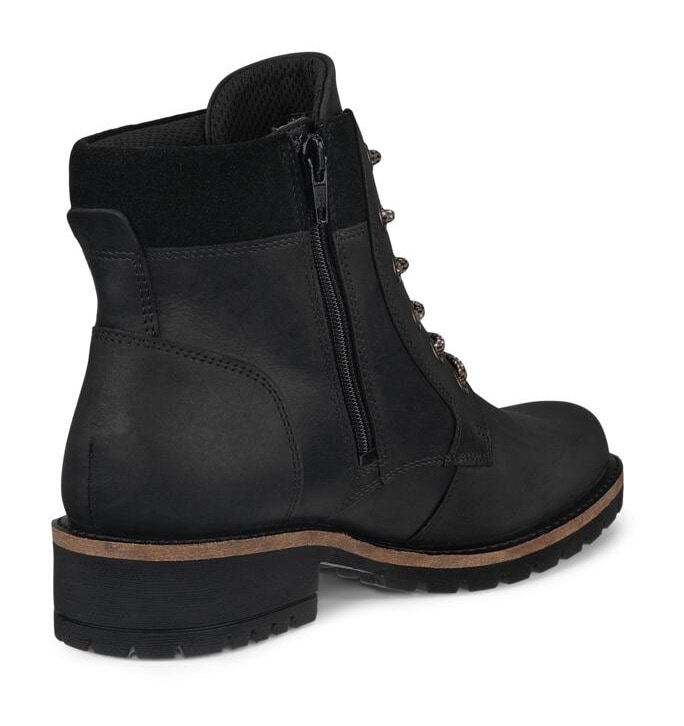 Ecco Schnürstiefelette »ELAINA«, Stiefelette, Blockabsatz, mit weicher Schaftrandpolsterung