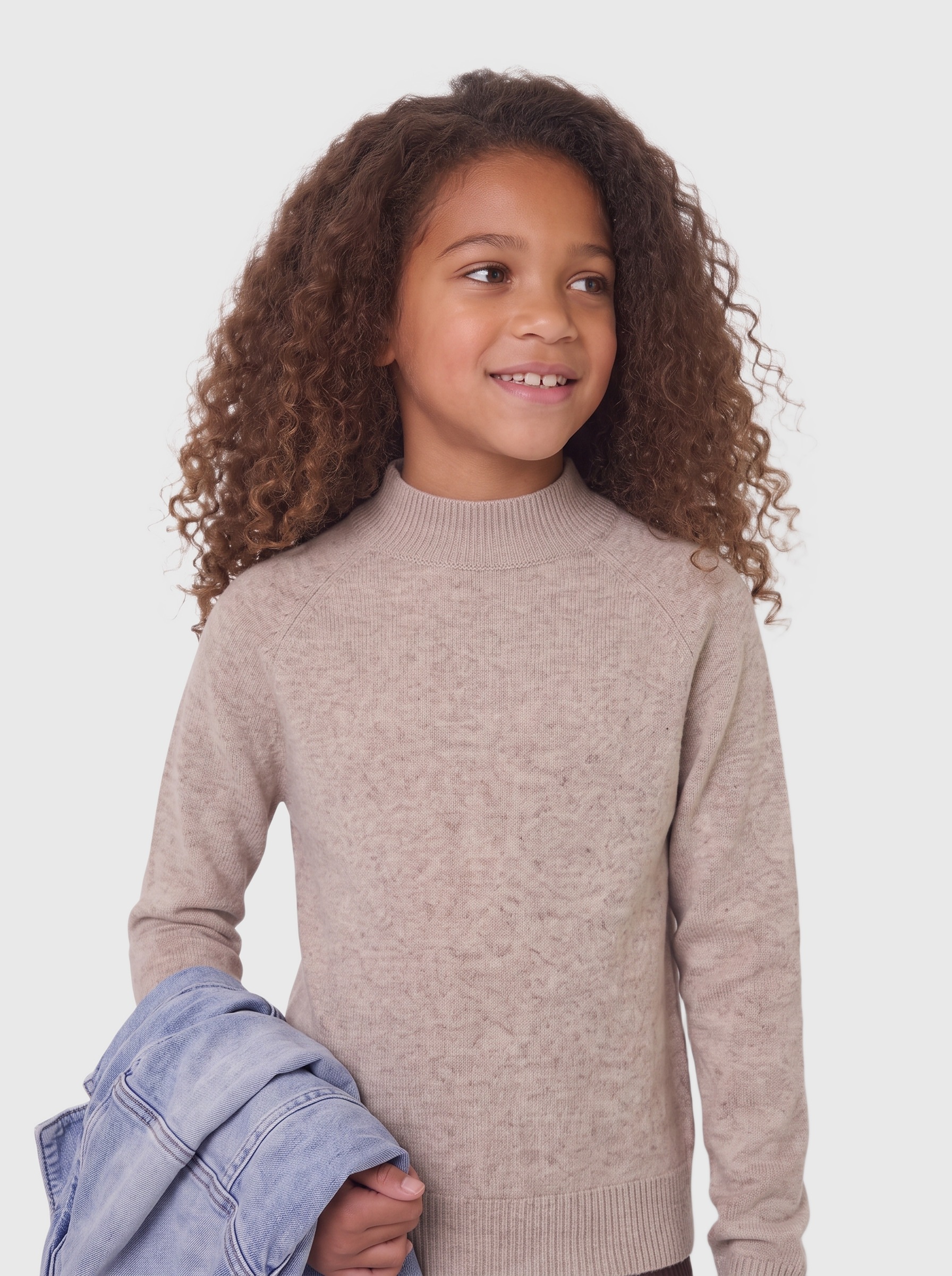 KIDS ONLY Strickpullover »KOGRICA LIFE LS PULLOVER VD KNT NOOS« Materialmix