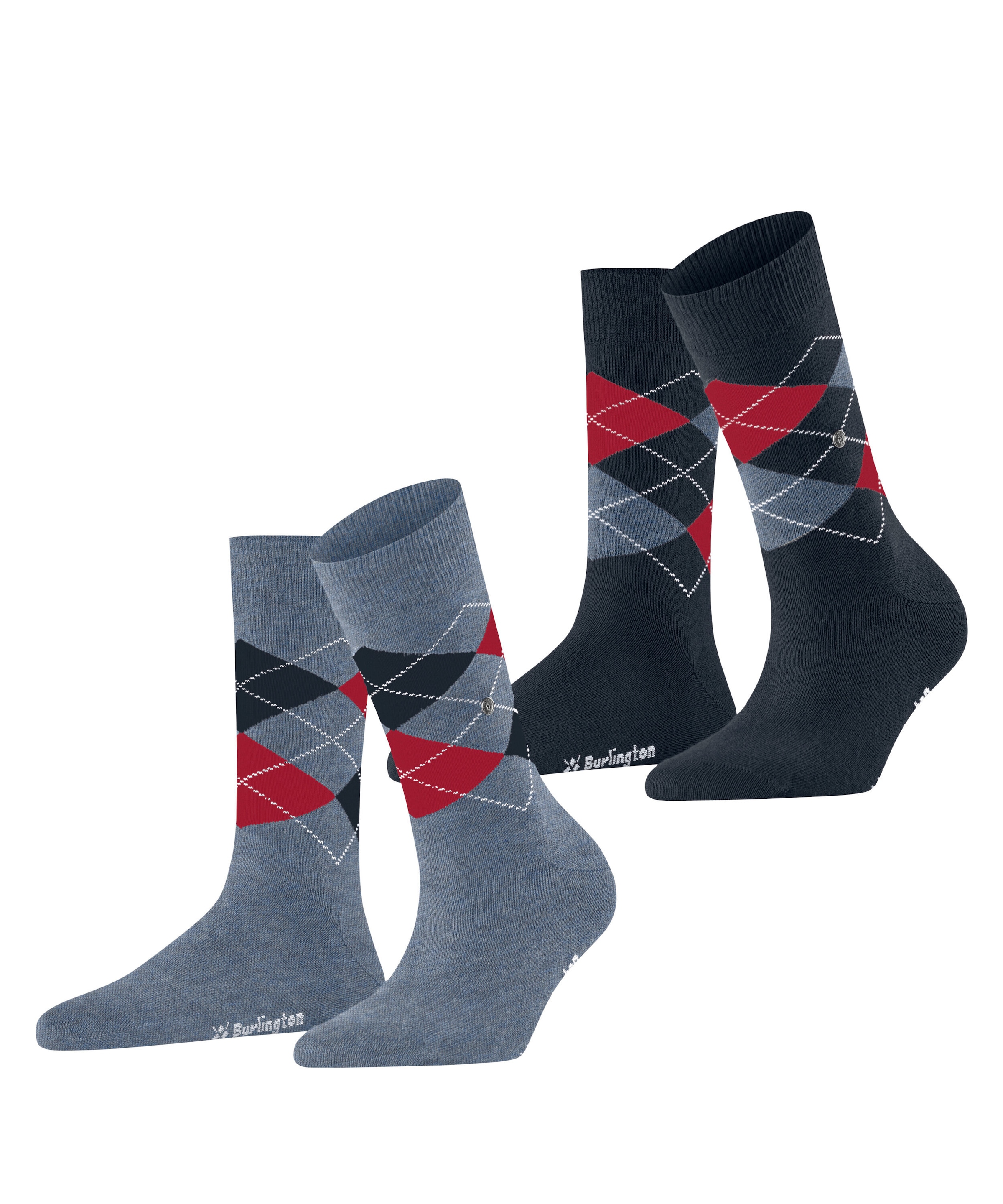 Burlington Socken »Everyday Argyle« 3er Pack,  atmungsaktiv