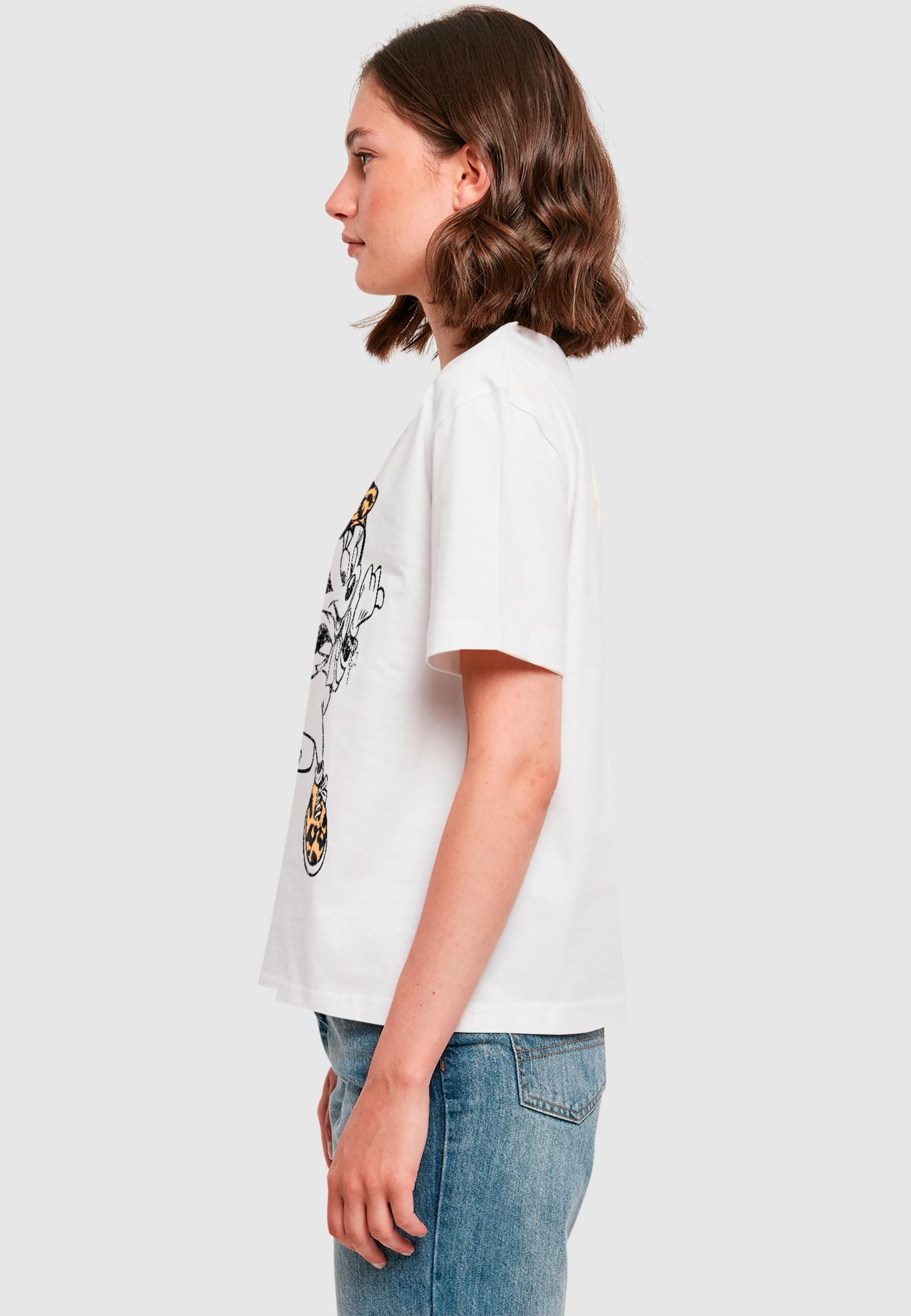 Merchcode T-Shirt »Merchcode Minnie Mouse Leo Tee« 1 Stk.